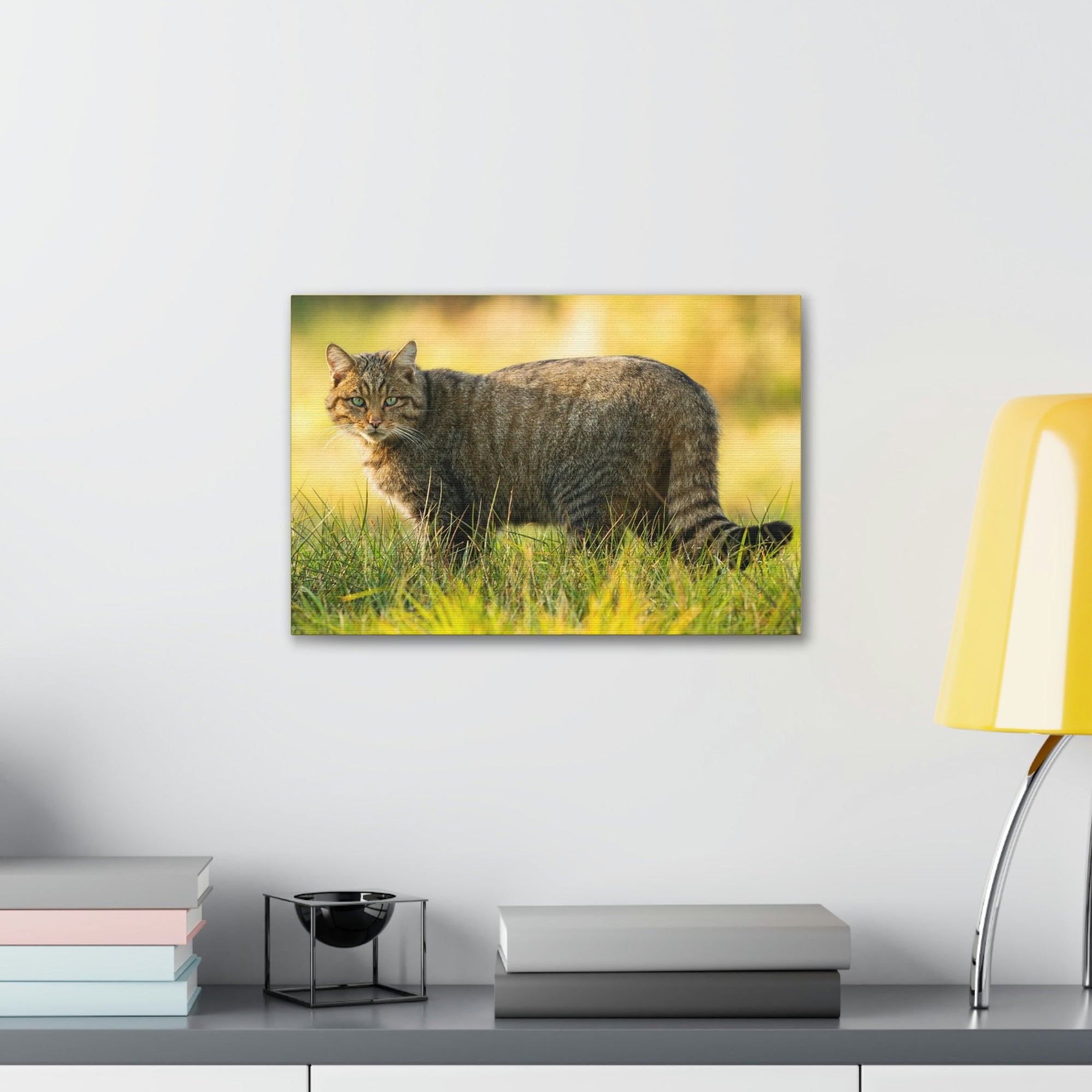 Scripture Walls Majestic Wildcat Art Majestic Wildcat Print Animal Wall Art Wildlife Canvas Prints Wall Art Ready to Hang Unframed-Express Your Love Gifts