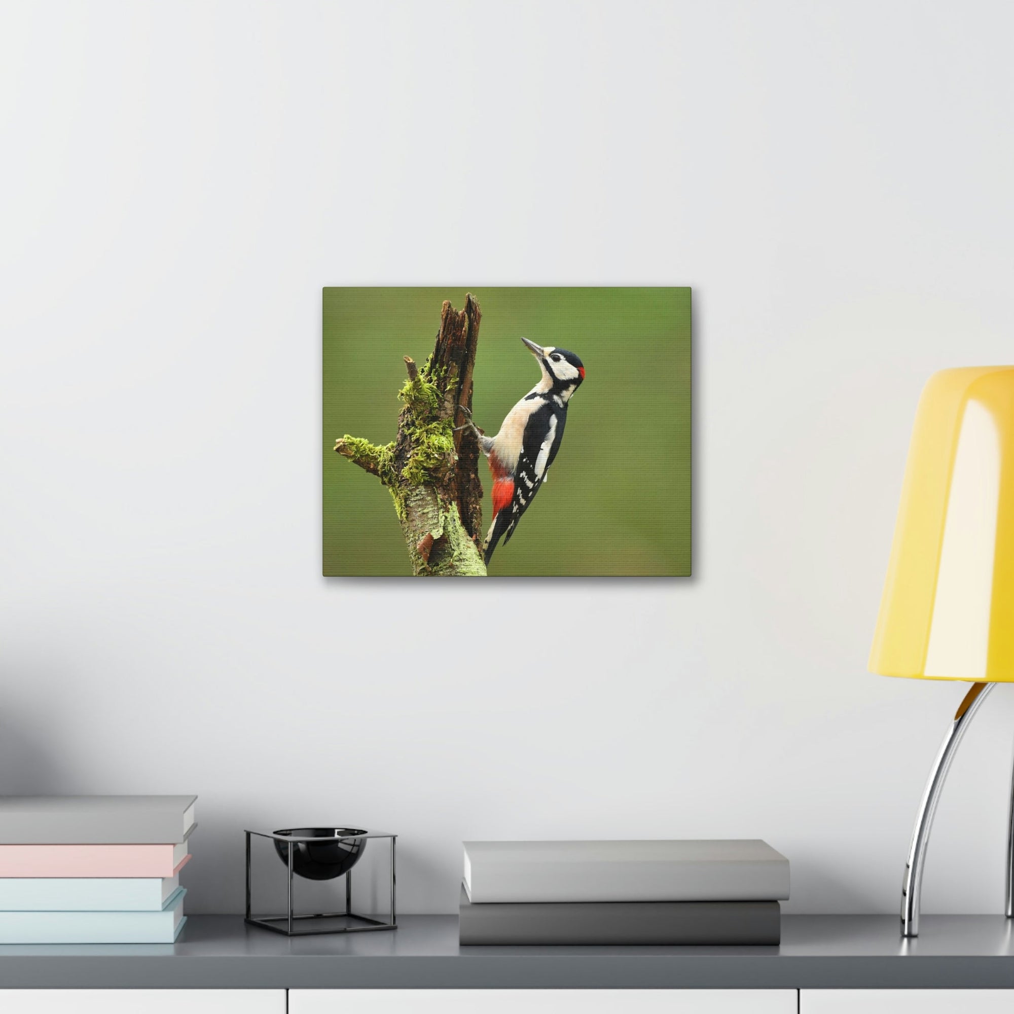 Scripture Walls Majestic Woodpecker Art Majestic Woodpecker Print Animal Wall Art Wildlife Canvas Prints Wall Art Ready to Hang Unframed-Express Your Love Gifts