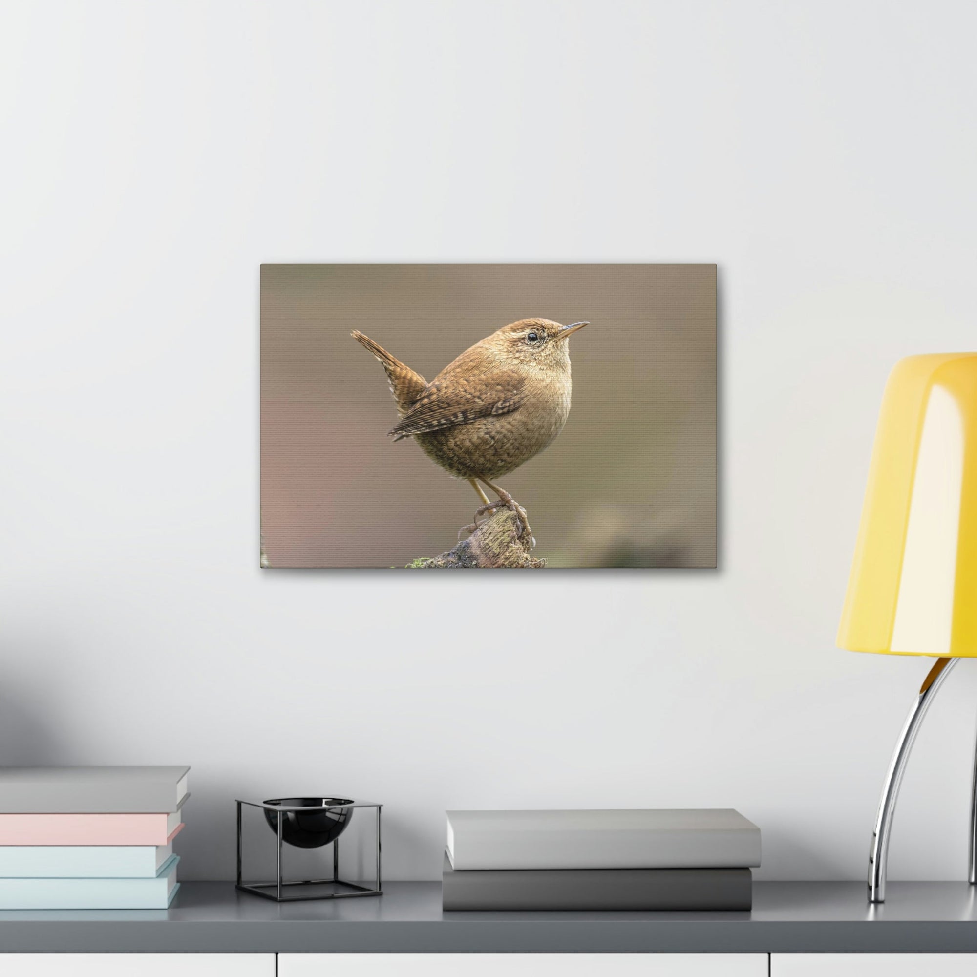 Scripture Walls Majestic Wren Art Majestic Wren Print Animal Wall Art Wildlife Canvas Prints Wall Art Ready to Hang Unframed-Express Your Love Gifts