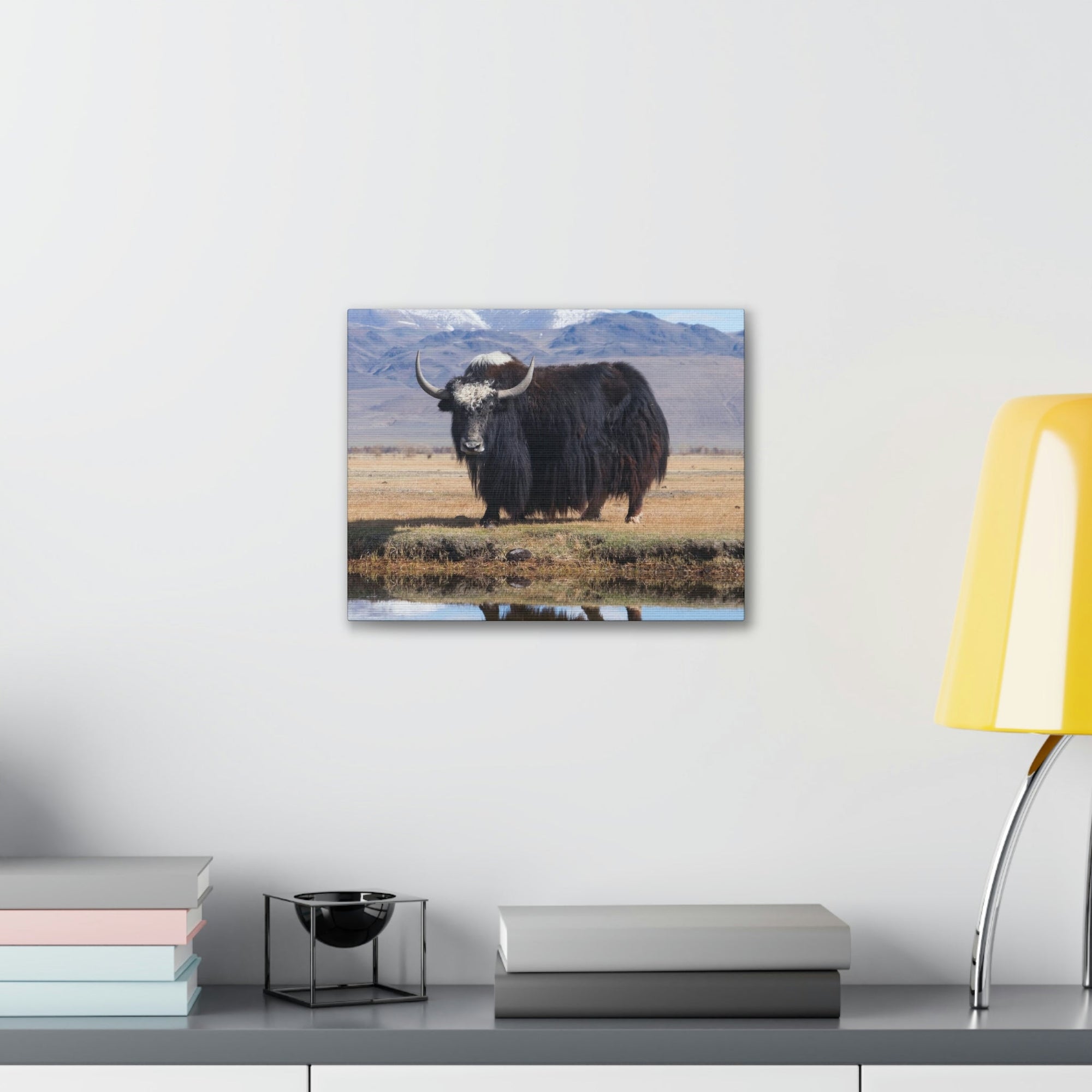 Scripture Walls Majestic Yak Art Majestic Yak Print Animal Wall Art Wildlife Canvas Prints Wall Art Ready to Hang Unframed-Express Your Love Gifts