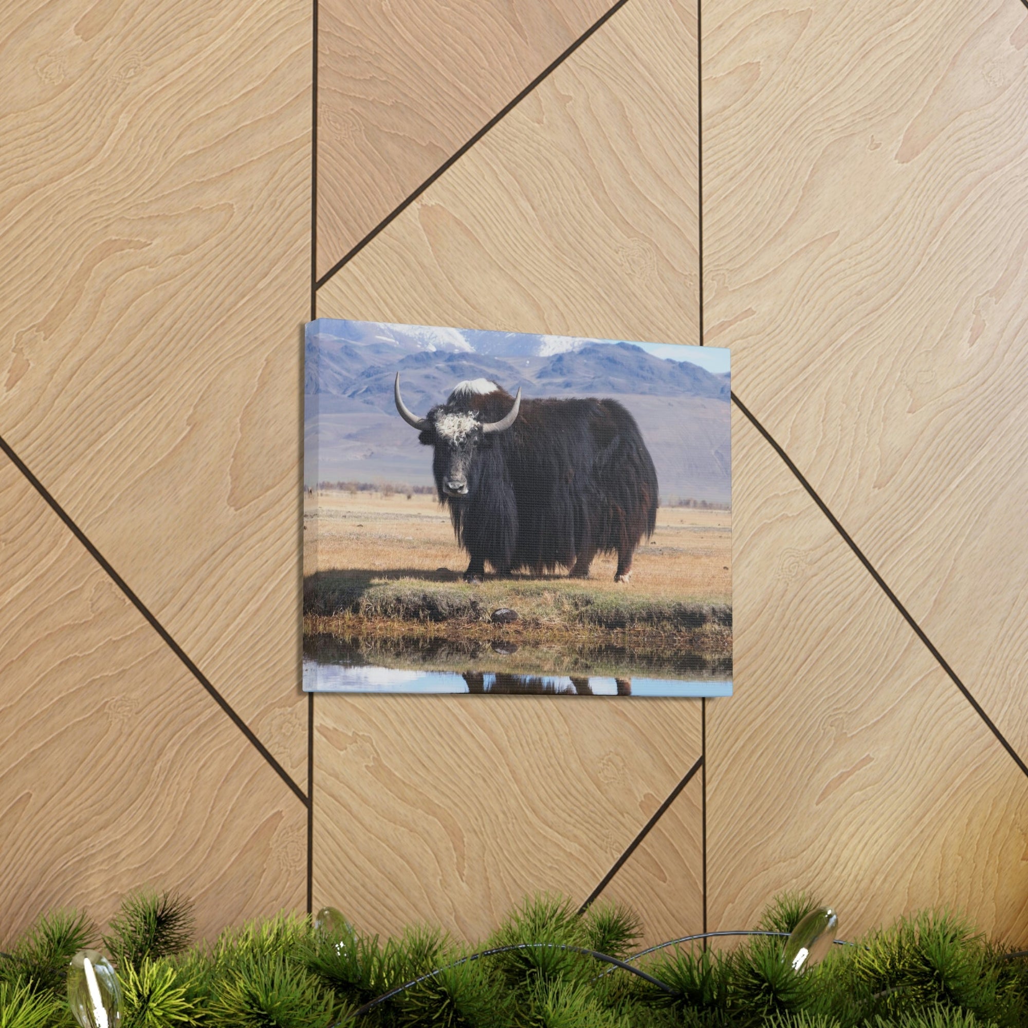 Scripture Walls Majestic Yak Art Majestic Yak Print Animal Wall Art Wildlife Canvas Prints Wall Art Ready to Hang Unframed-Express Your Love Gifts