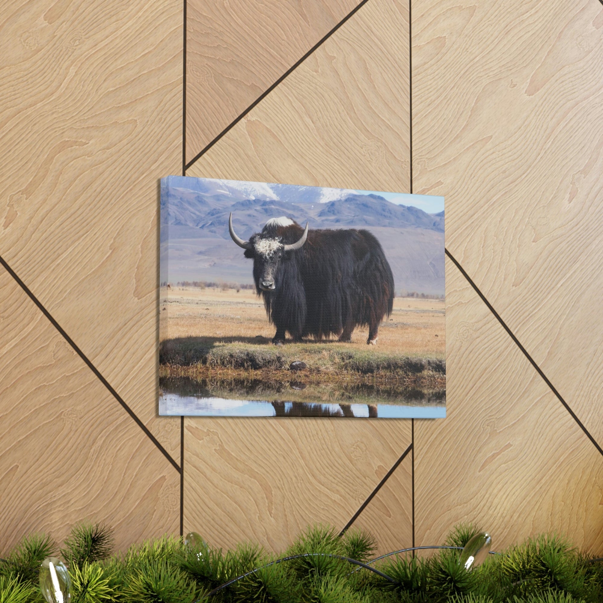 Scripture Walls Majestic Yak Art Majestic Yak Print Animal Wall Art Wildlife Canvas Prints Wall Art Ready to Hang Unframed-Express Your Love Gifts