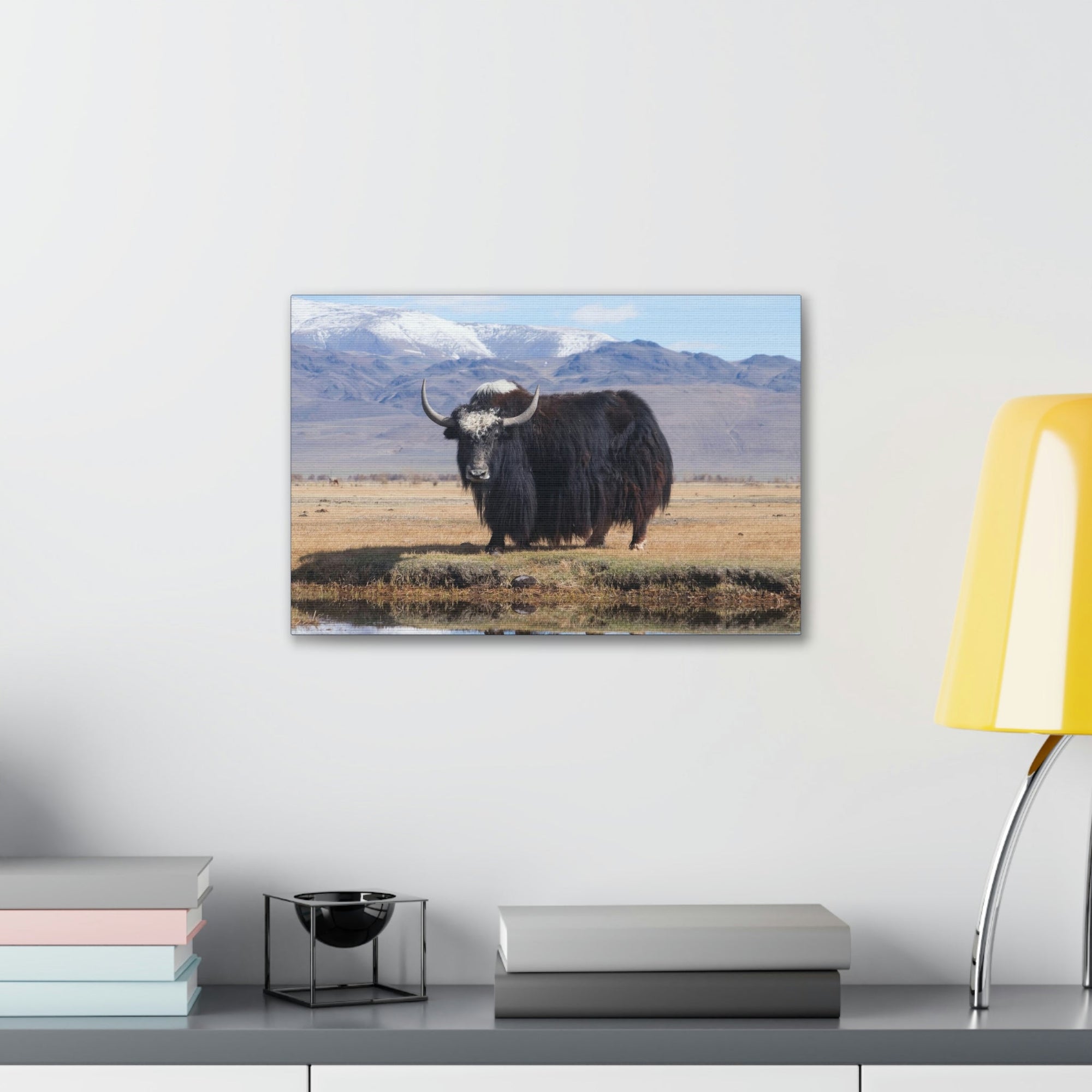 Scripture Walls Majestic Yak Art Majestic Yak Print Animal Wall Art Wildlife Canvas Prints Wall Art Ready to Hang Unframed-Express Your Love Gifts