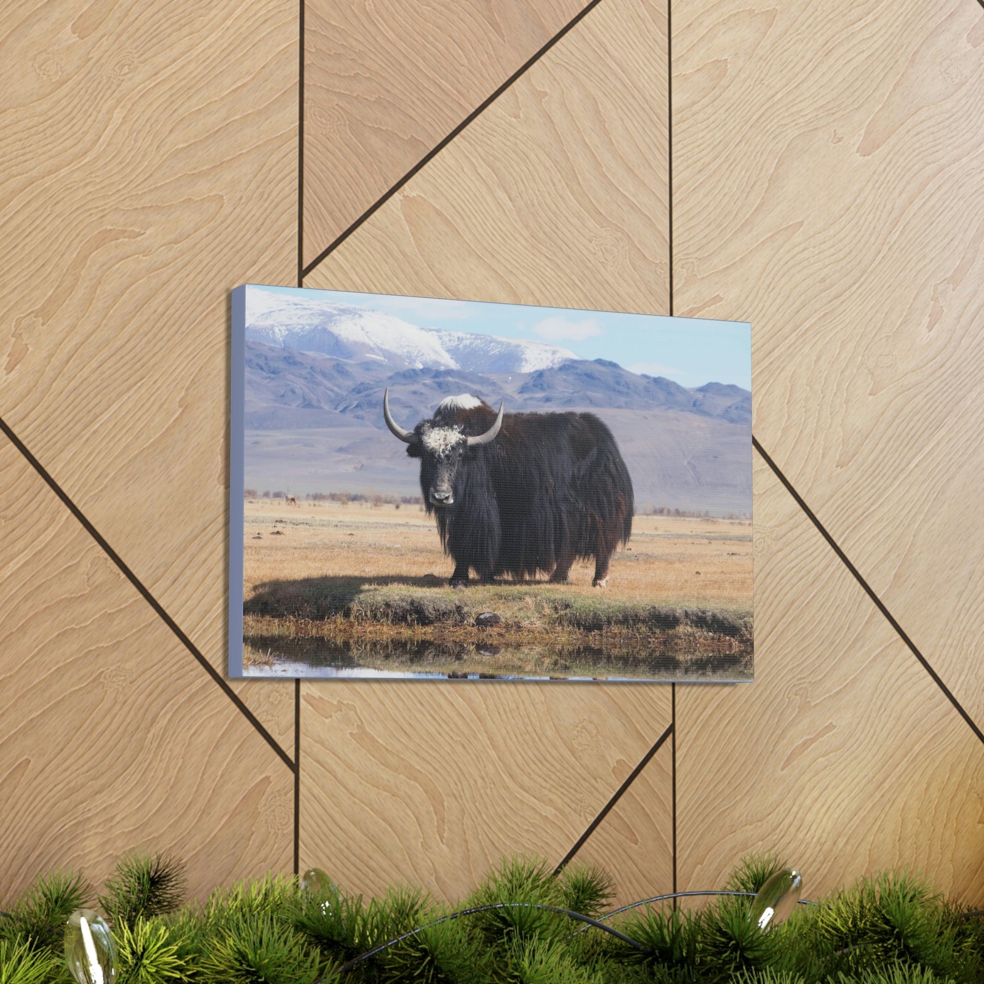 Scripture Walls Majestic Yak Art Majestic Yak Print Animal Wall Art Wildlife Canvas Prints Wall Art Ready to Hang Unframed-Express Your Love Gifts