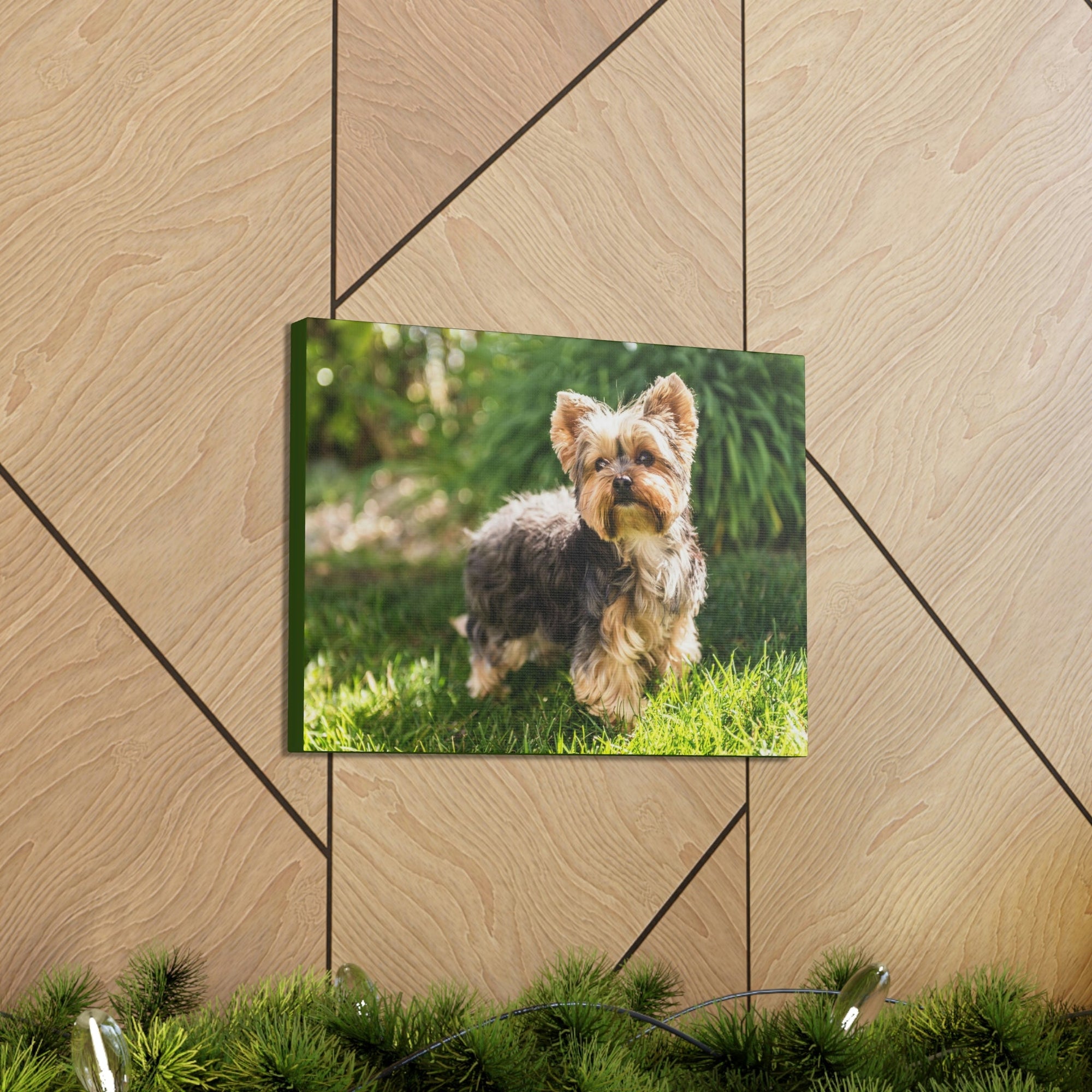 Scripture Walls Majestic Yorkshire Terrier Art Majestic Yorkshire Terrier Print Animal Wall Art Wildlife Canvas Prints Wall Art Ready to Hang Unframed-Express Your Love Gifts