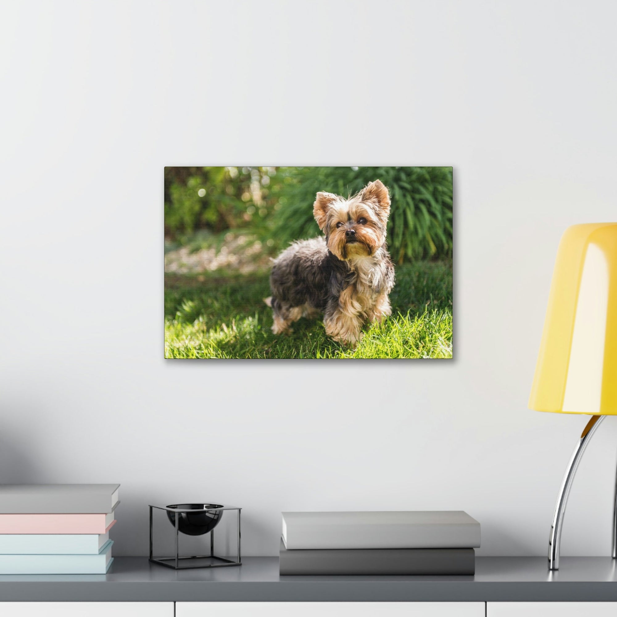 Scripture Walls Majestic Yorkshire Terrier Art Majestic Yorkshire Terrier Print Animal Wall Art Wildlife Canvas Prints Wall Art Ready to Hang Unframed-Express Your Love Gifts