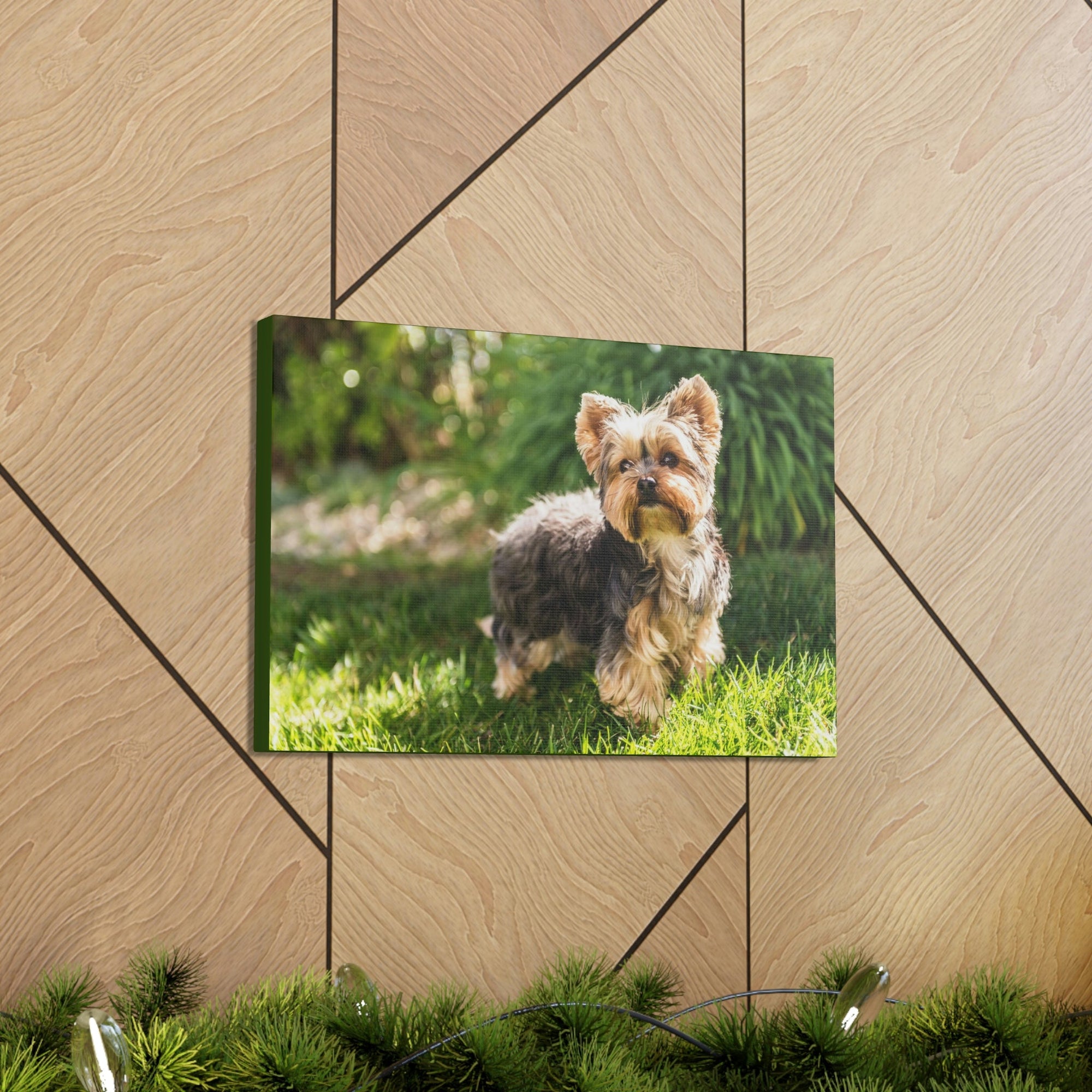 Scripture Walls Majestic Yorkshire Terrier Art Majestic Yorkshire Terrier Print Animal Wall Art Wildlife Canvas Prints Wall Art Ready to Hang Unframed-Express Your Love Gifts