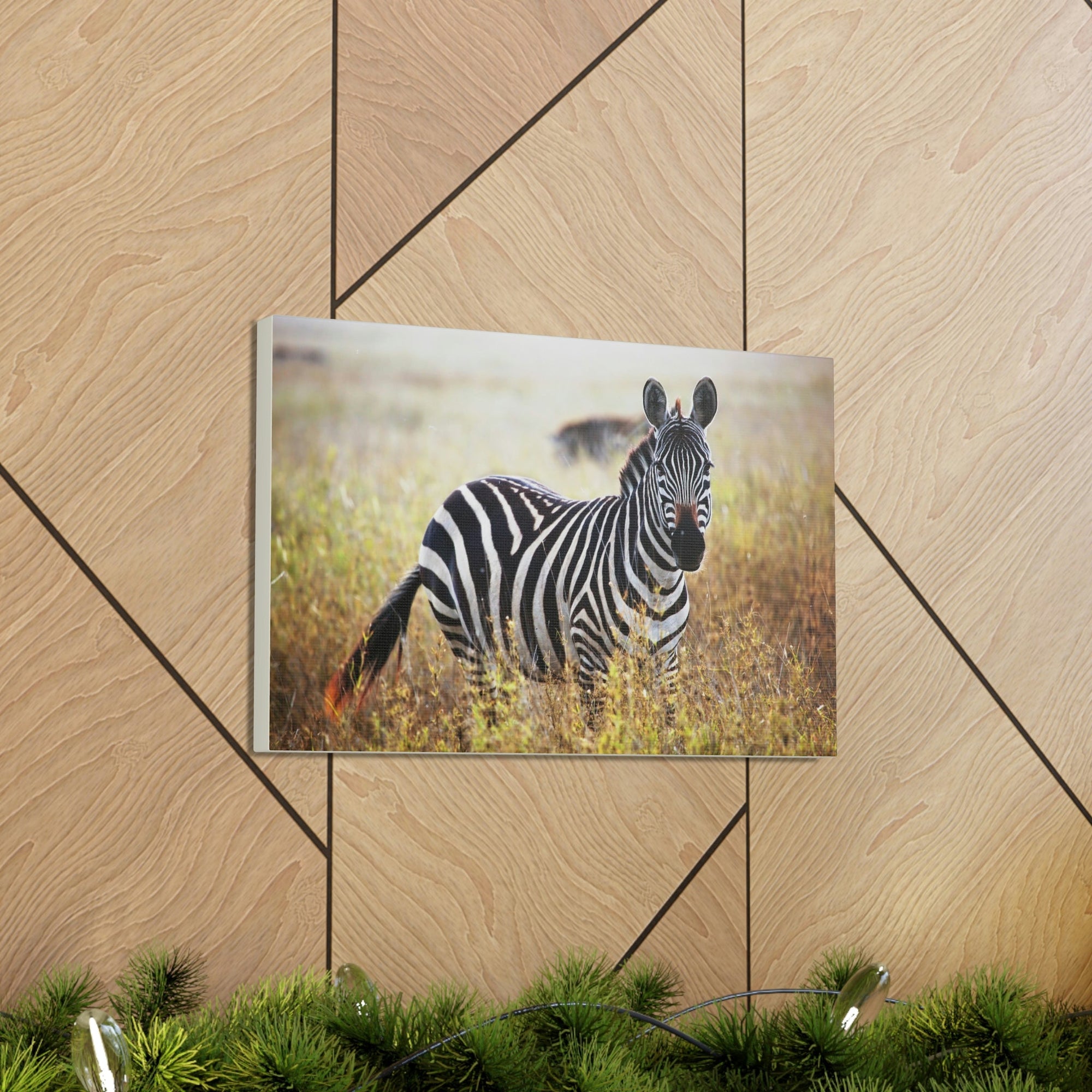 Scripture Walls Majestic Zebra Art Majestic Zebra Print Animal Wall Art Wildlife Canvas Prints Wall Art Ready to Hang Unframed-Express Your Love Gifts