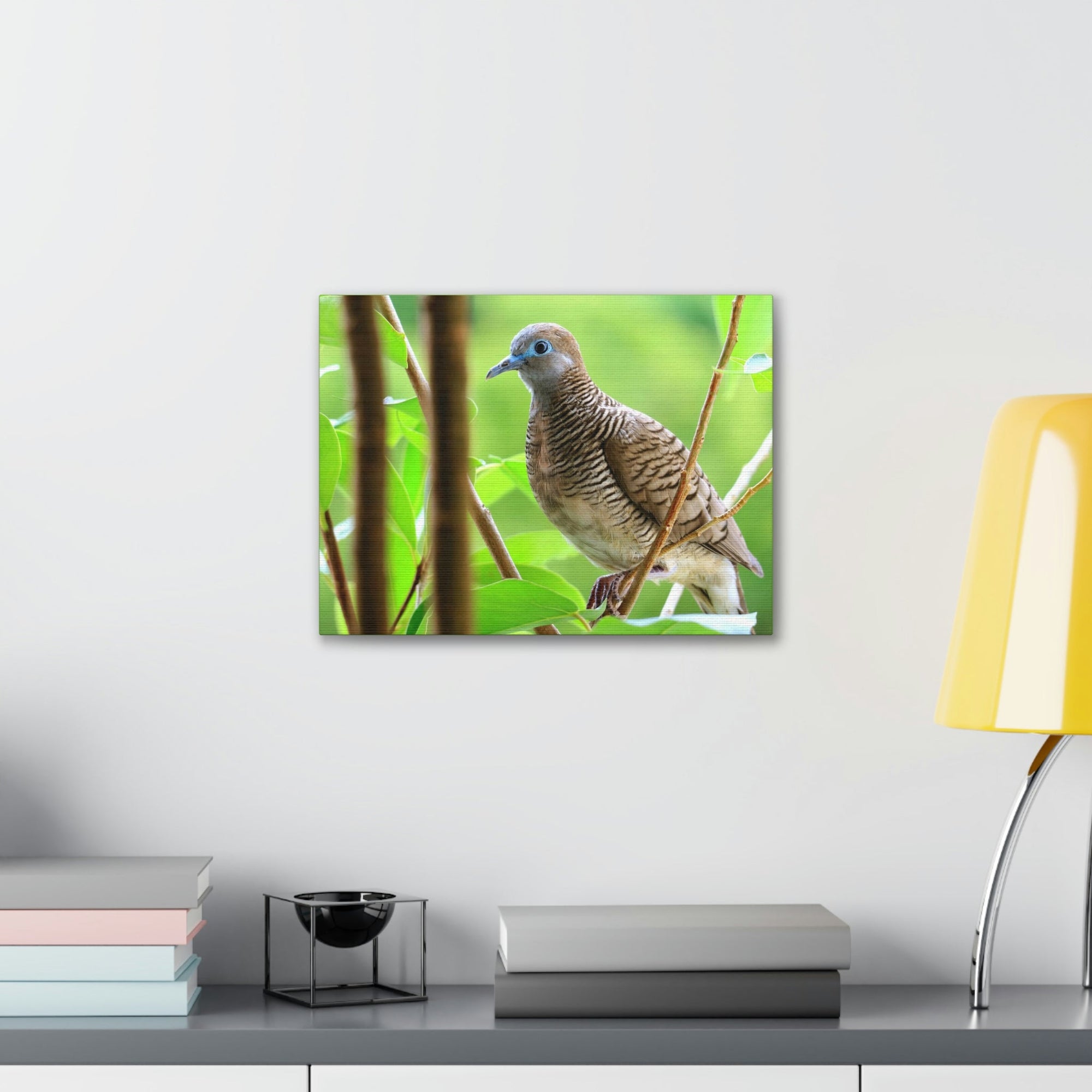 Scripture Walls Majestic Zebra Dove Art Majestic Zebra Dove Print Animal Wall Art Wildlife Canvas Prints Wall Art Ready to Hang Unframed-Express Your Love Gifts