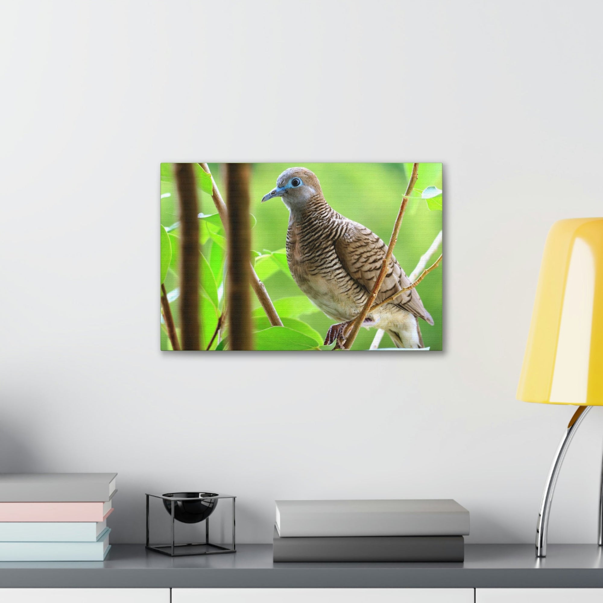 Scripture Walls Majestic Zebra Dove Art Majestic Zebra Dove Print Animal Wall Art Wildlife Canvas Prints Wall Art Ready to Hang Unframed-Express Your Love Gifts