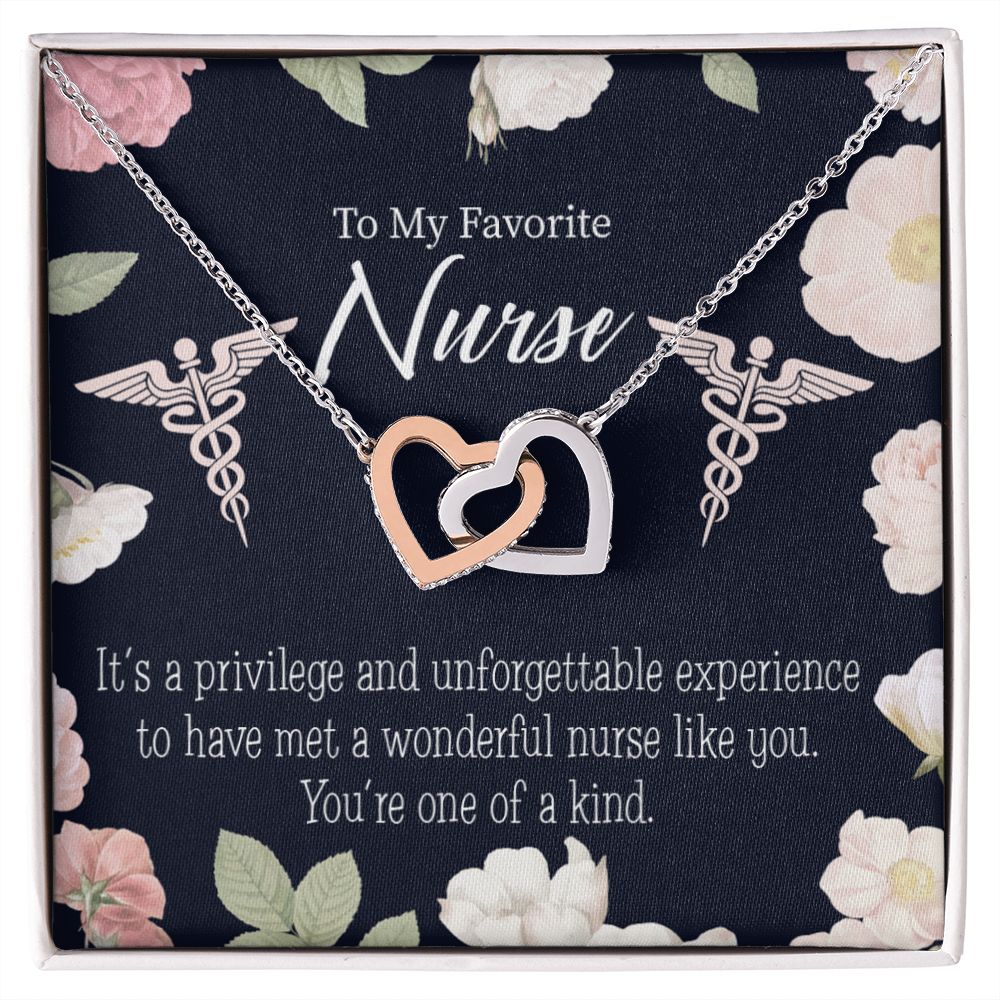 One of a Kind Healthcare Medical Worker Nurse Appreciation Gift Inseparable Necklace-Express Your Love Gifts