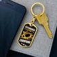 Pittsburgh is for Champions Keychain Stainless Steel or 18k Gold Dog Tag Keyring-Express Your Love Gifts