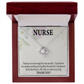 Pot of Gold Healthcare Medical Worker Nurse Appreciation Gift Infinity Knot Necklace Message Card-Express Your Love Gifts