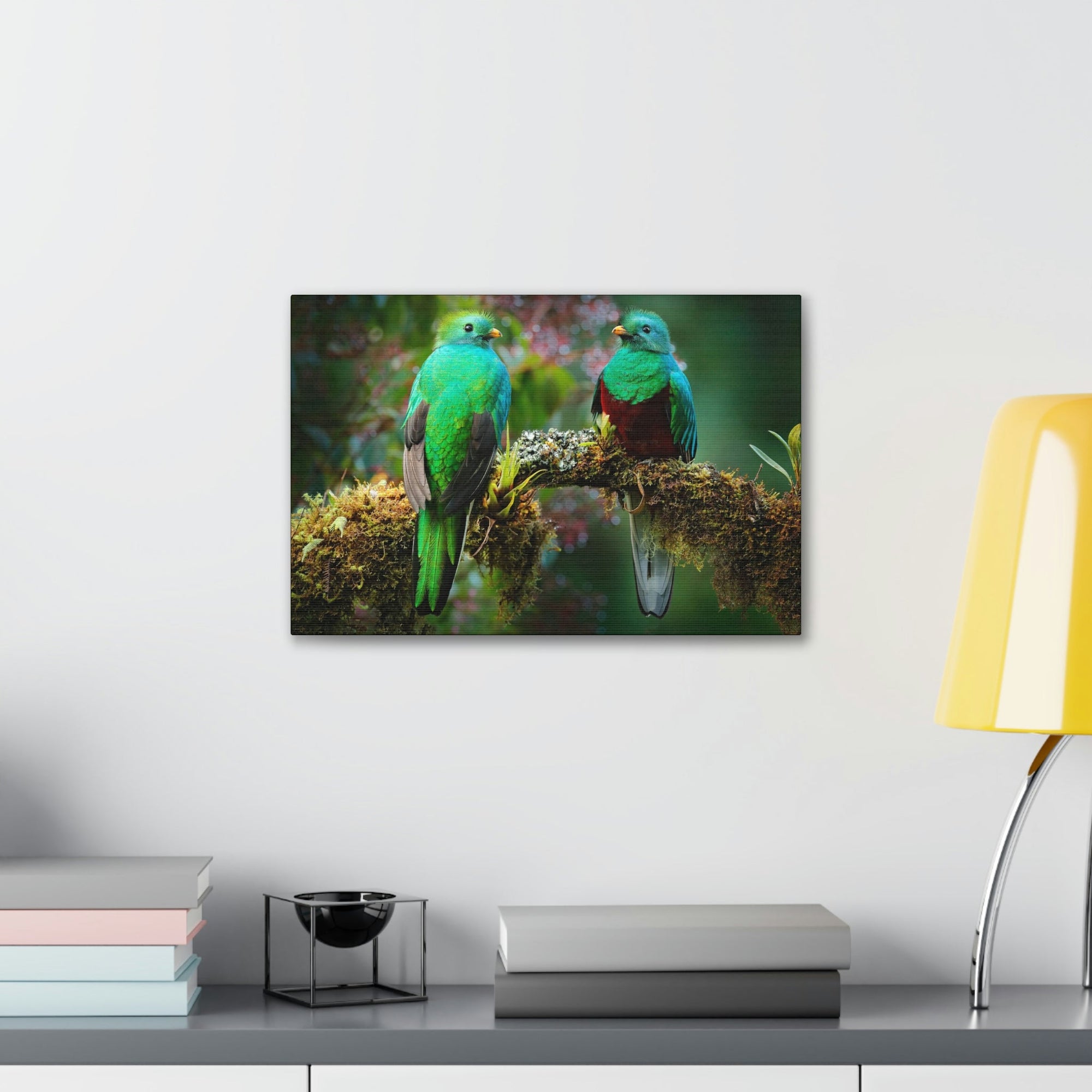 Scripture Walls Quetzal Couple Quetzal Couple Print Animal Wall Art Wildlife Canvas Prints Wall Art Ready to Hang Unframed-Express Your Love Gifts
