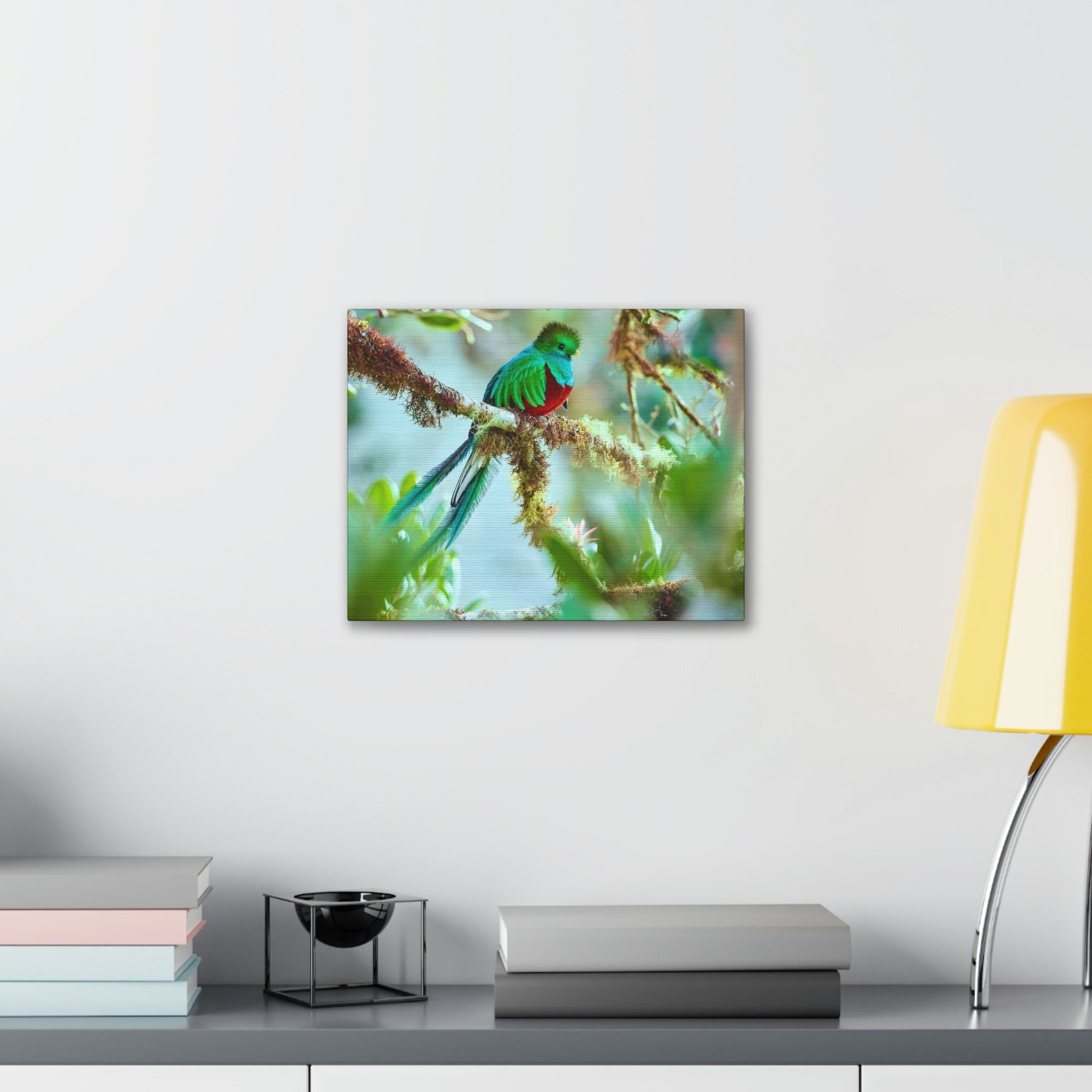 Scripture Walls Quetzal Hunting Quetzal on Hunt Print Animal Wall Art Wildlife Canvas Prints Wall Art Ready to Hang Unframed-Express Your Love Gifts