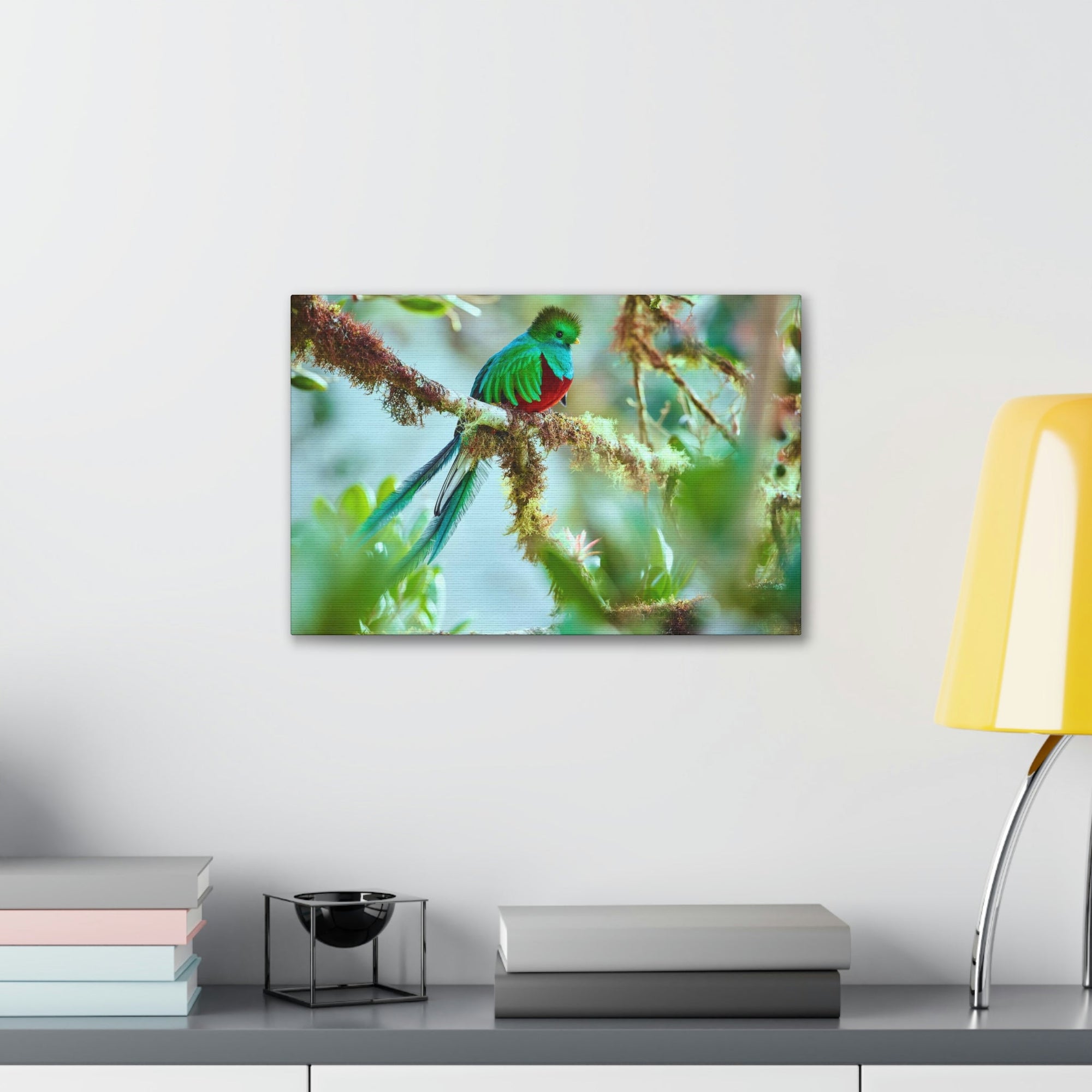 Scripture Walls Quetzal Hunting Quetzal on Hunt Print Animal Wall Art Wildlife Canvas Prints Wall Art Ready to Hang Unframed-Express Your Love Gifts