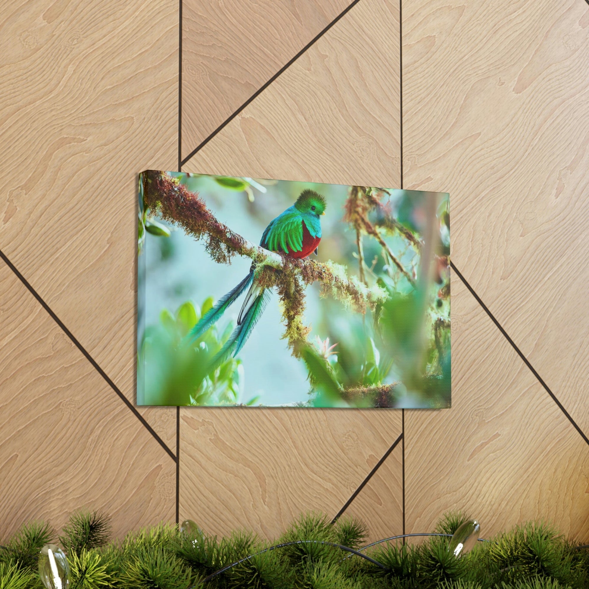 Scripture Walls Quetzal Hunting Quetzal on Hunt Print Animal Wall Art Wildlife Canvas Prints Wall Art Ready to Hang Unframed-Express Your Love Gifts