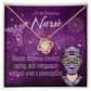 RN Caduceus Healthcare Medical Worker Nurse Appreciation Gift Infinity Knot Necklace Message Card-Express Your Love Gifts