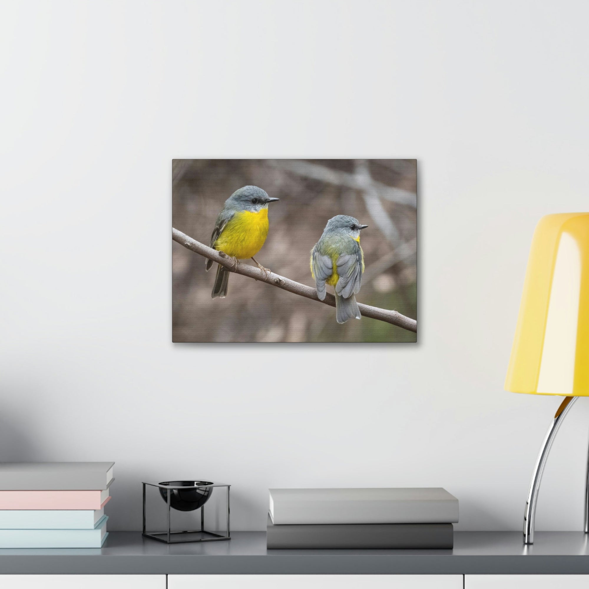 Scripture Walls Robin Couple Robin Couple Print Animal Wall Art Wildlife Canvas Prints Wall Art Ready to Hang Unframed-Express Your Love Gifts