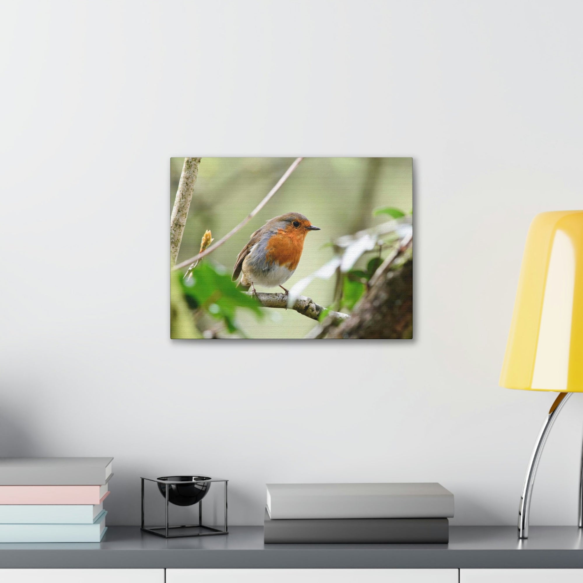 Scripture Walls Robin Hunting Robin on Hunt Print Animal Wall Art Wildlife Canvas Prints Wall Art Ready to Hang Unframed-Express Your Love Gifts