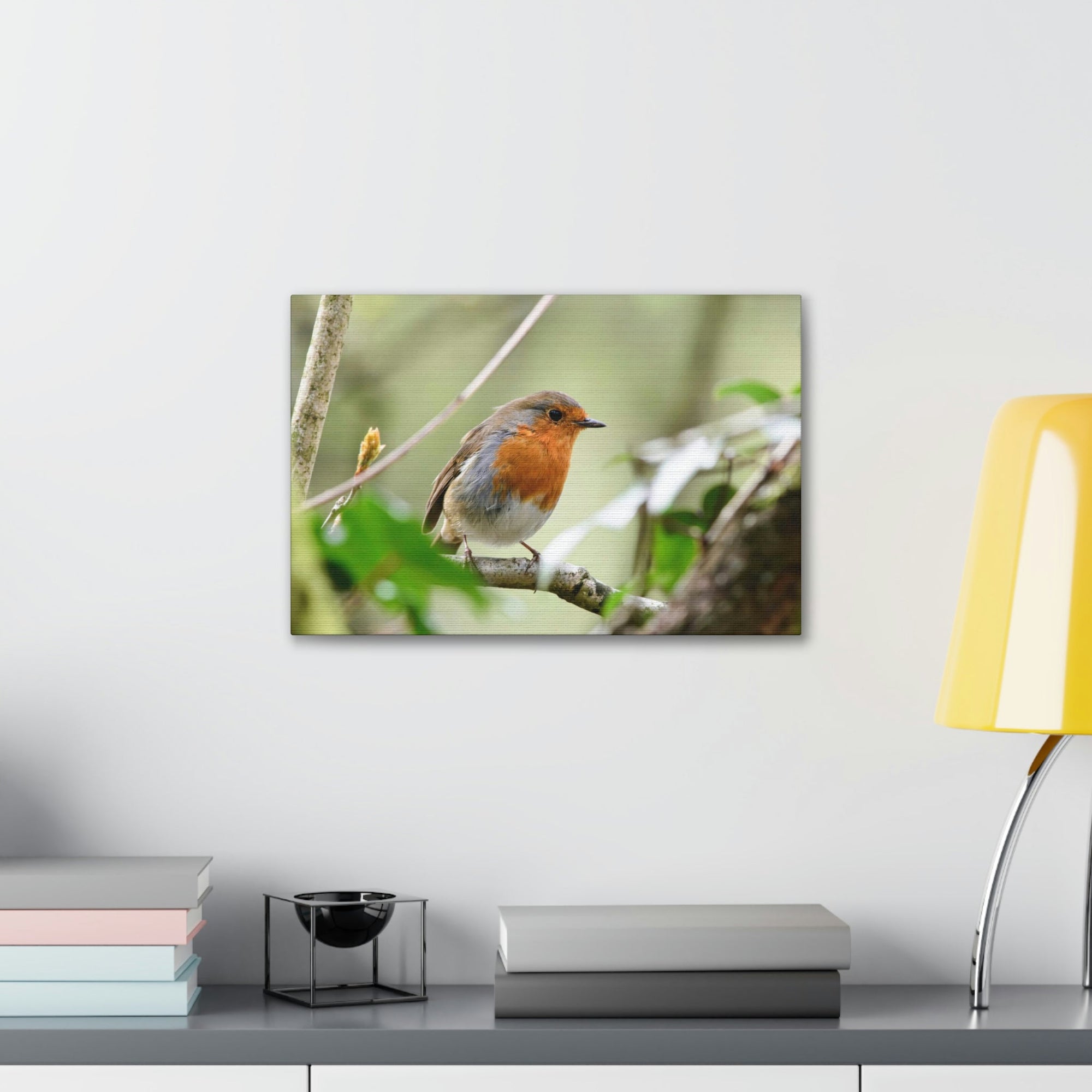 Scripture Walls Robin Hunting Robin on Hunt Print Animal Wall Art Wildlife Canvas Prints Wall Art Ready to Hang Unframed-Express Your Love Gifts