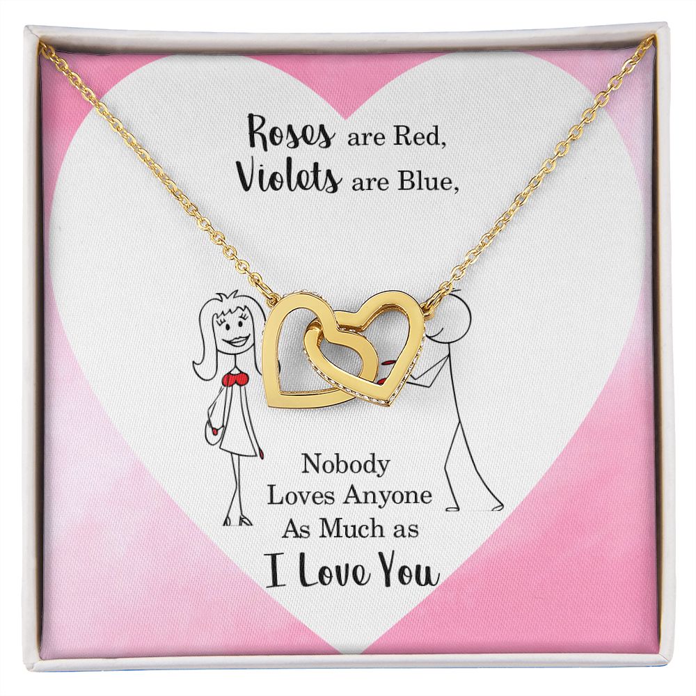 Roses are Red Inseparable Necklace-Express Your Love Gifts