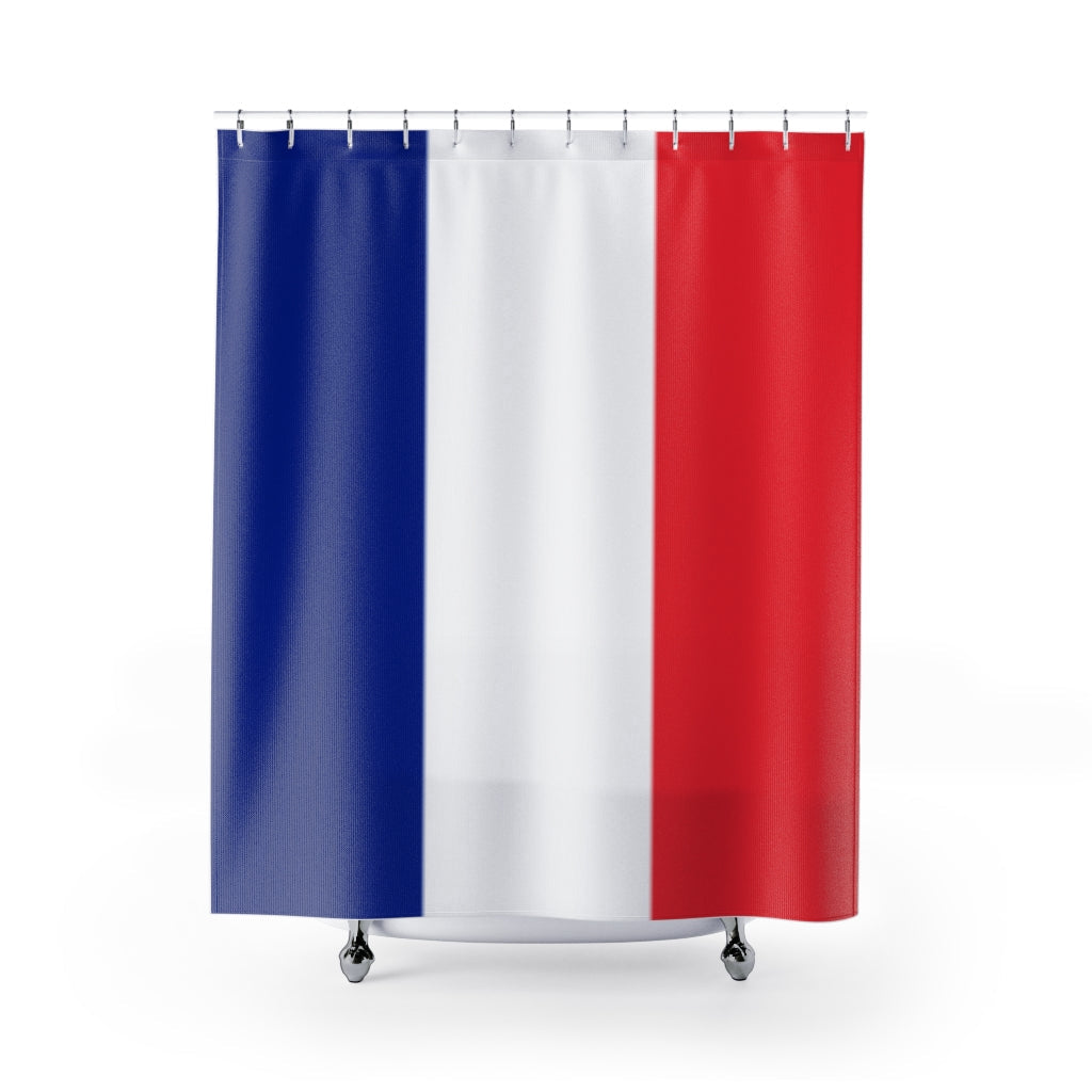 Saint Martin Flag Stylish Design 71&quot; x 74&quot; Elegant Waterproof Shower Curtain for a Spa-like Bathroom Paradise Exceptional Craftsmanship-Express Your Love Gifts