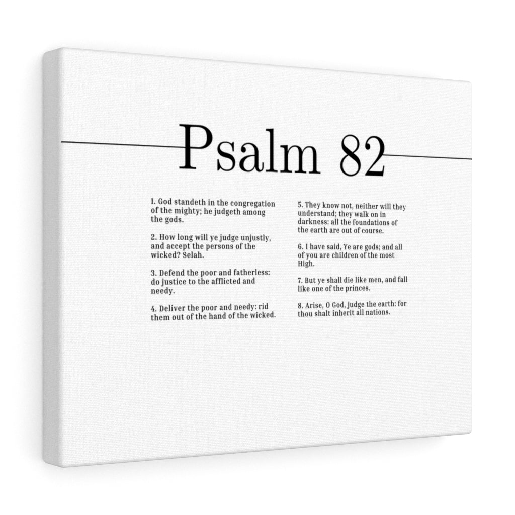 Scripture Walls Arise O God Psalm 82 Bible Verse Canvas Christian Wall Art Ready to Hang Unframed-Express Your Love Gifts