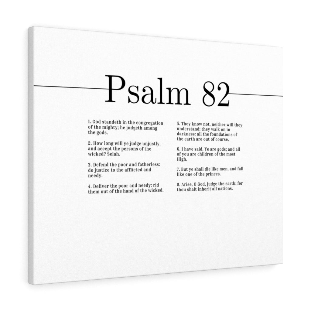 Scripture Walls Arise O God Psalm 82 Bible Verse Canvas Christian Wall Art Ready to Hang Unframed-Express Your Love Gifts