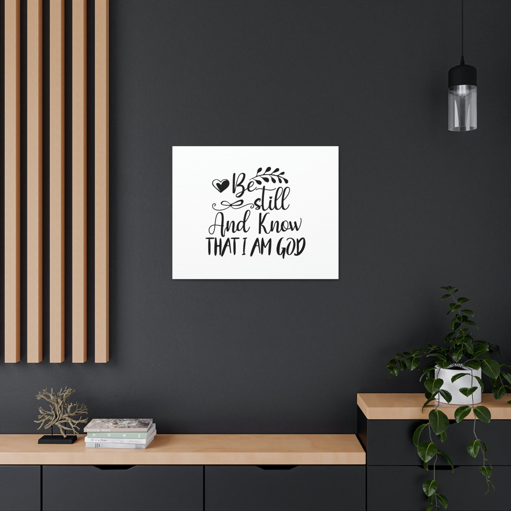 Scripture Walls Be Still And Know That I Am God Psalm 46:10 Christian Wall Art Bible Verse Print Ready to Hang Unframed-Express Your Love Gifts