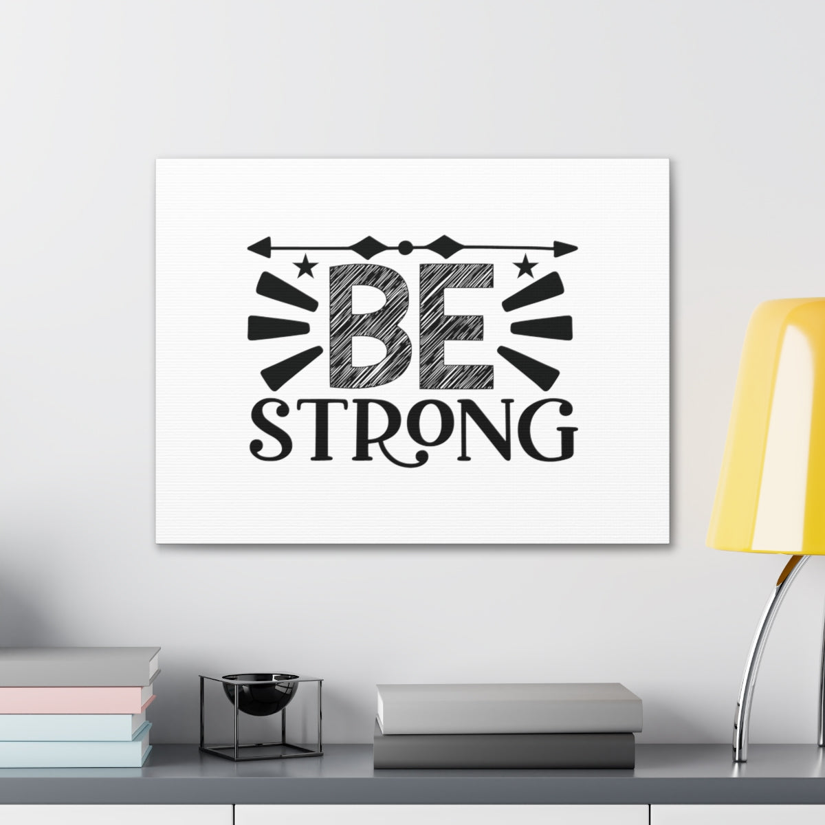 Scripture Walls Be Strong Joshua 1:9 Christian Wall Art Bible Verse Print Ready to Hang Unframed-Express Your Love Gifts