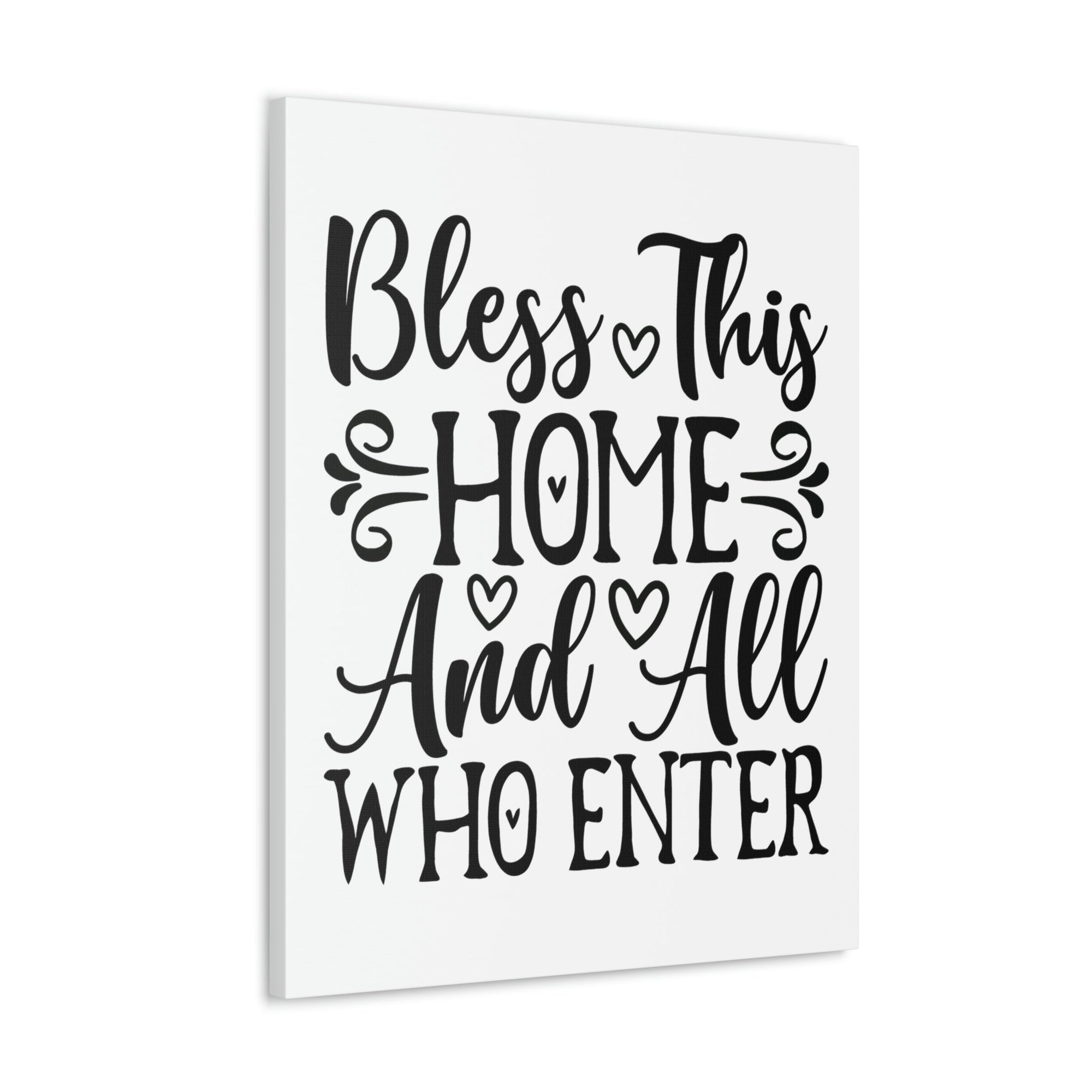 Scripture Walls Bless This Home And All Who Enter Isaiah 32:18 Christian Wall Art Print Ready to Hang Unframed-Express Your Love Gifts