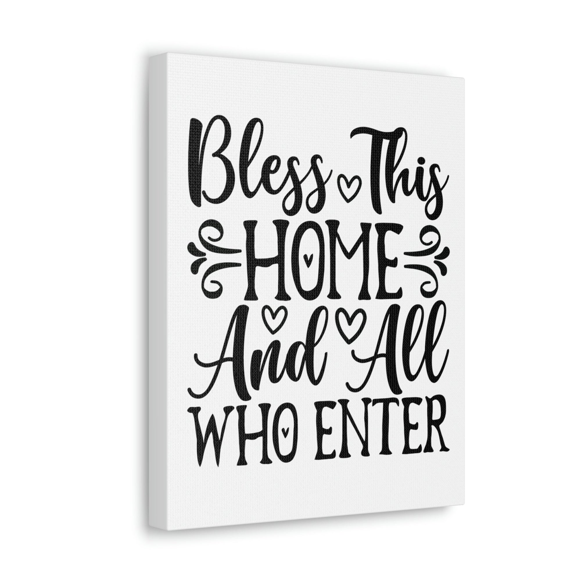 Scripture Walls Bless This Home And All Who Enter Isaiah 32:18 Christian Wall Art Print Ready to Hang Unframed-Express Your Love Gifts