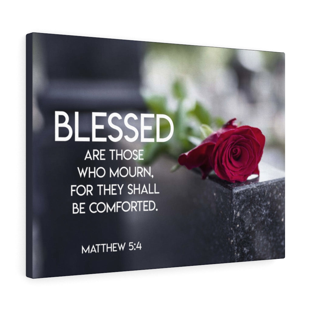 Scripture Walls Blessed Are Mourners Matthew 5:4 Wall Art Christian Home Decor Unframed-Express Your Love Gifts