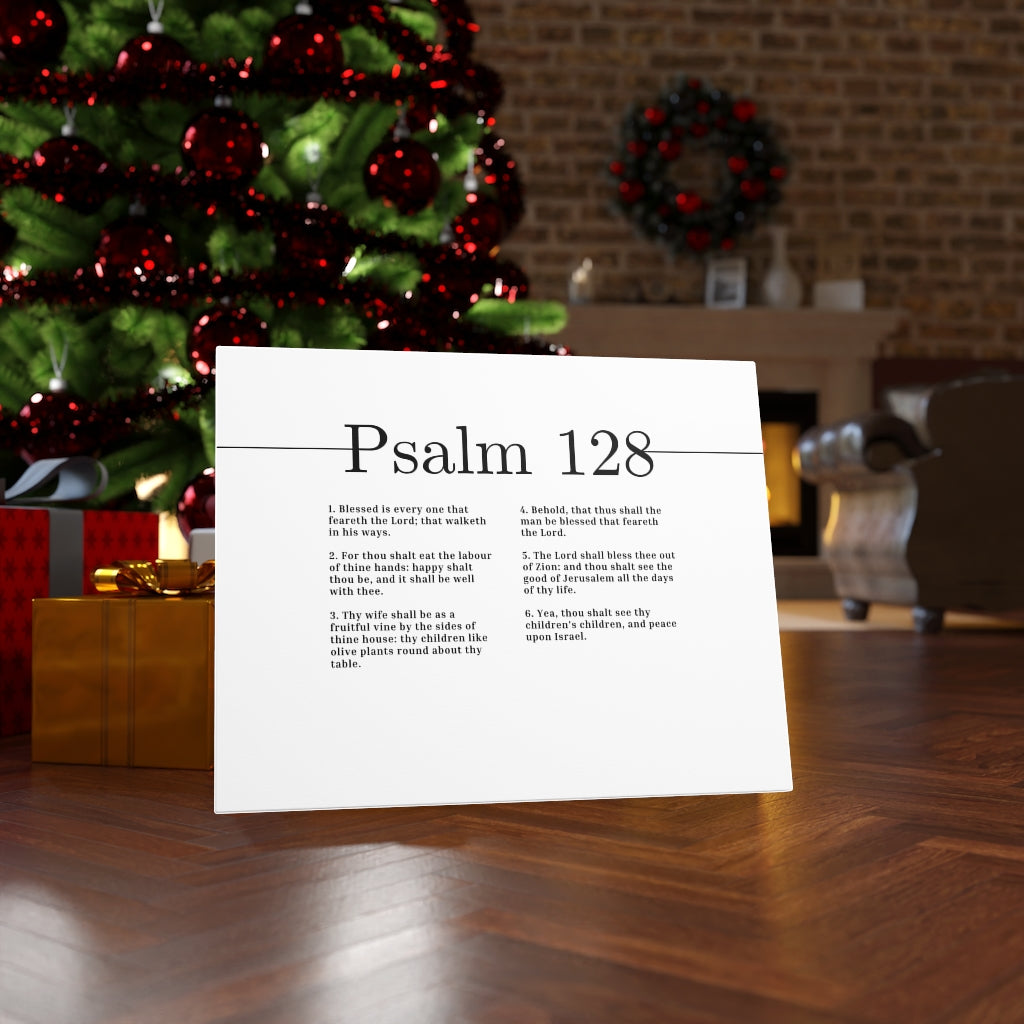 Scripture Walls Blessed Is Every One Psalm 128 Bible Verse Canvas Christian Wall Art Ready to Hang Unframed-Express Your Love Gifts