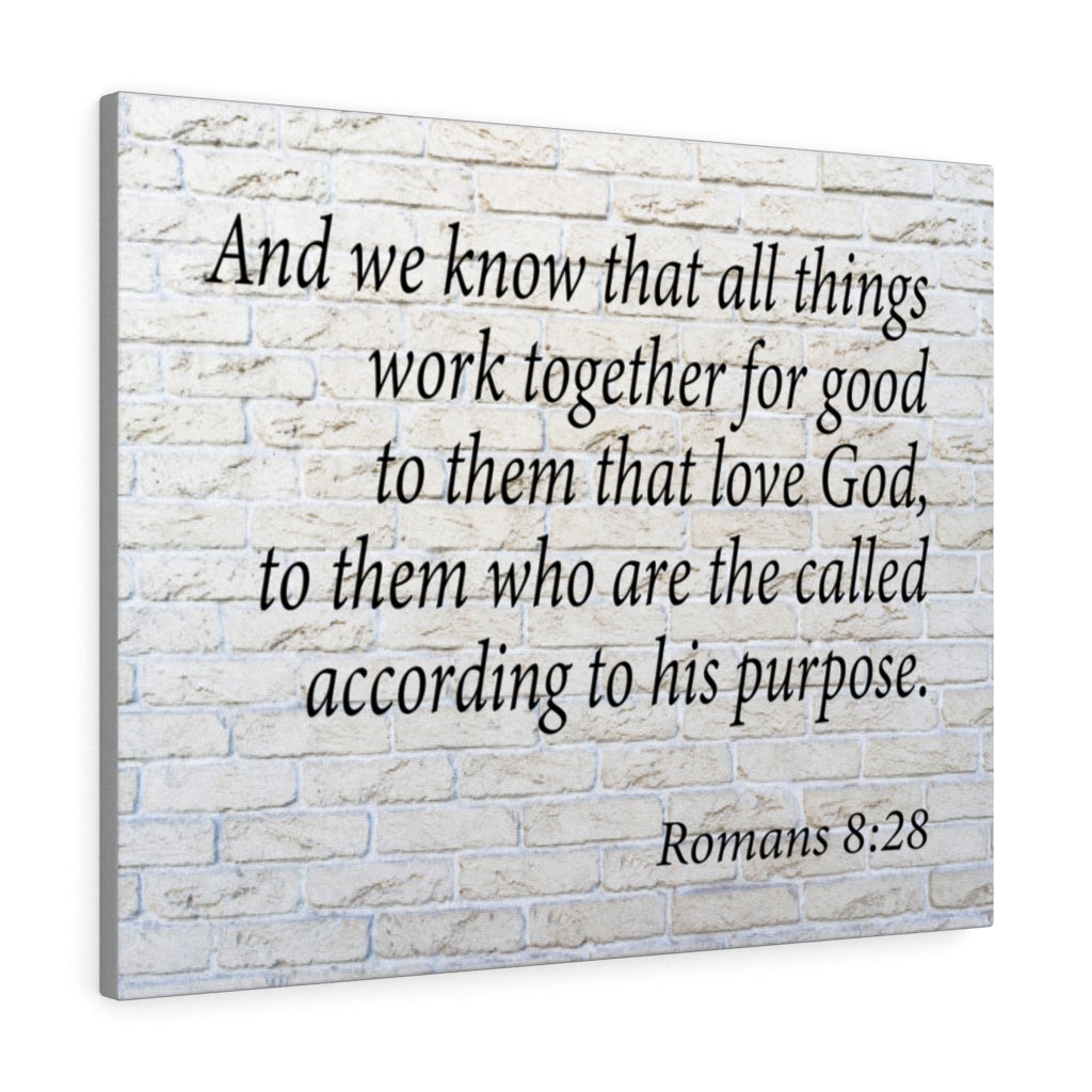 Scripture Walls Called to Purpose Romans 8:28 Wall Art Christian Home Decor Unframed-Express Your Love Gifts