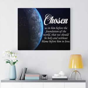 Scripture Walls Chosen in Eternity Ephesians 1:4 Wall Art Christian Home Decor Unframed-Express Your Love Gifts