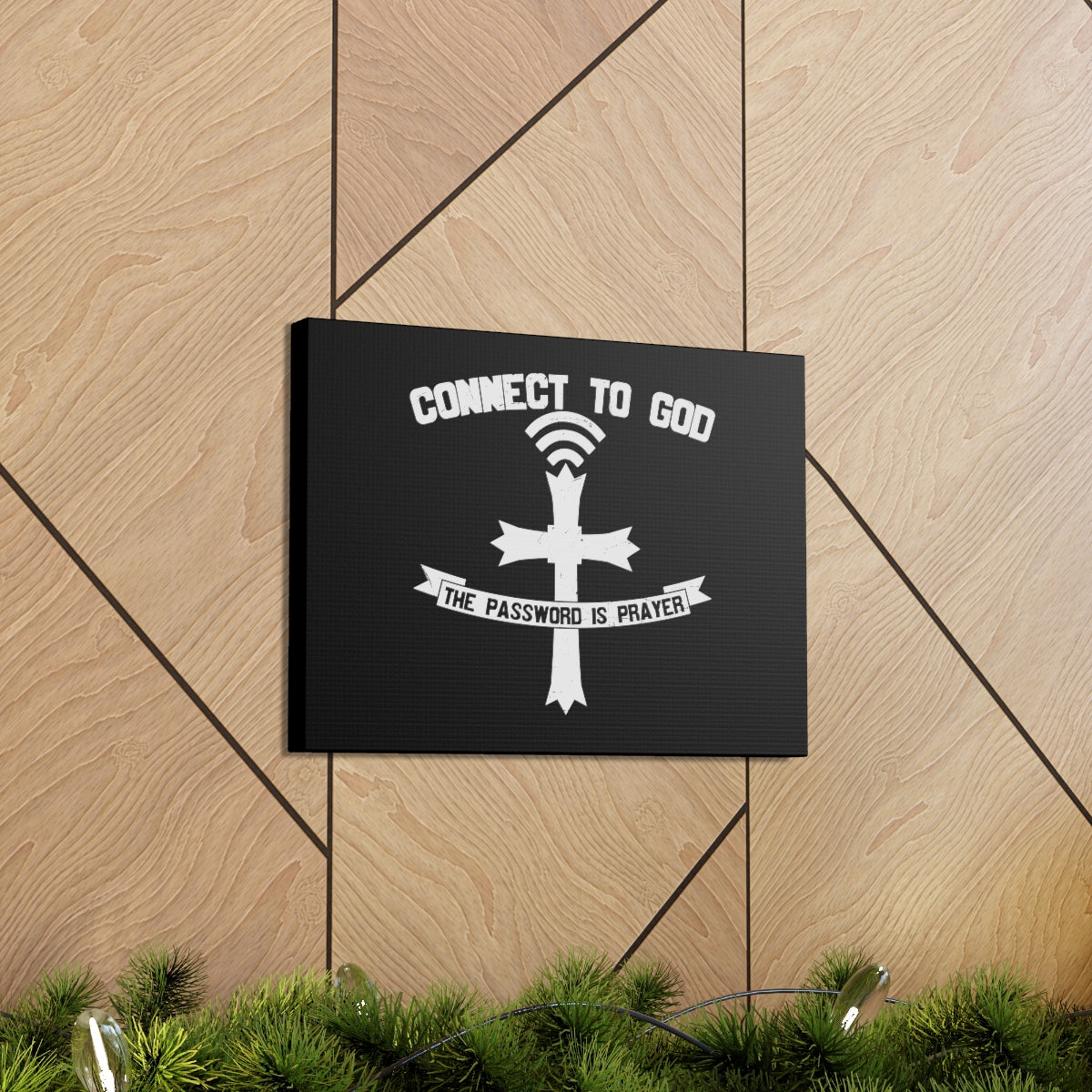 Scripture Walls Connect To God Colossians 1:17 Christian Wall Art Bible Verse Print Ready to Hang Unframed-Express Your Love Gifts