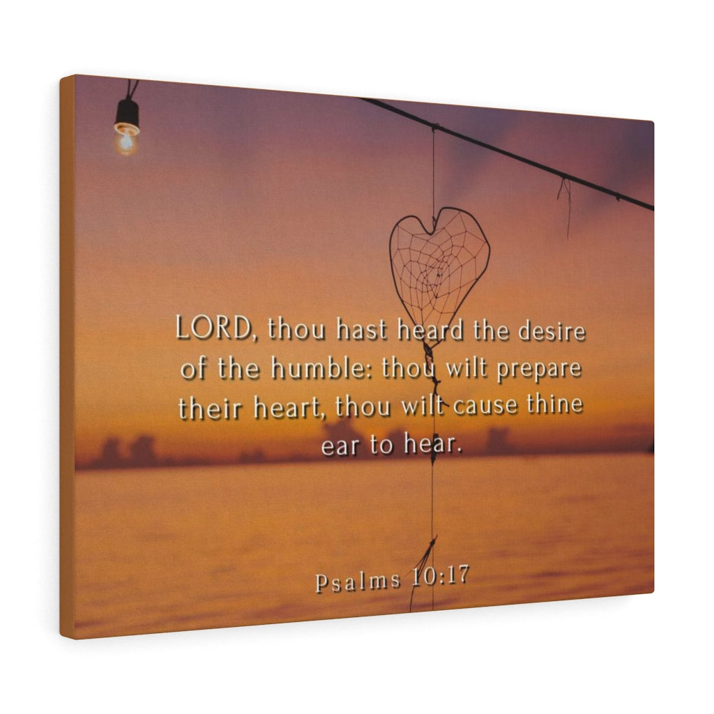 Scripture Walls Desire Of The Humbles Psalms 10:17 Bible Verse Canvas Christian Wall Art Ready to Hang Unframed-Express Your Love Gifts