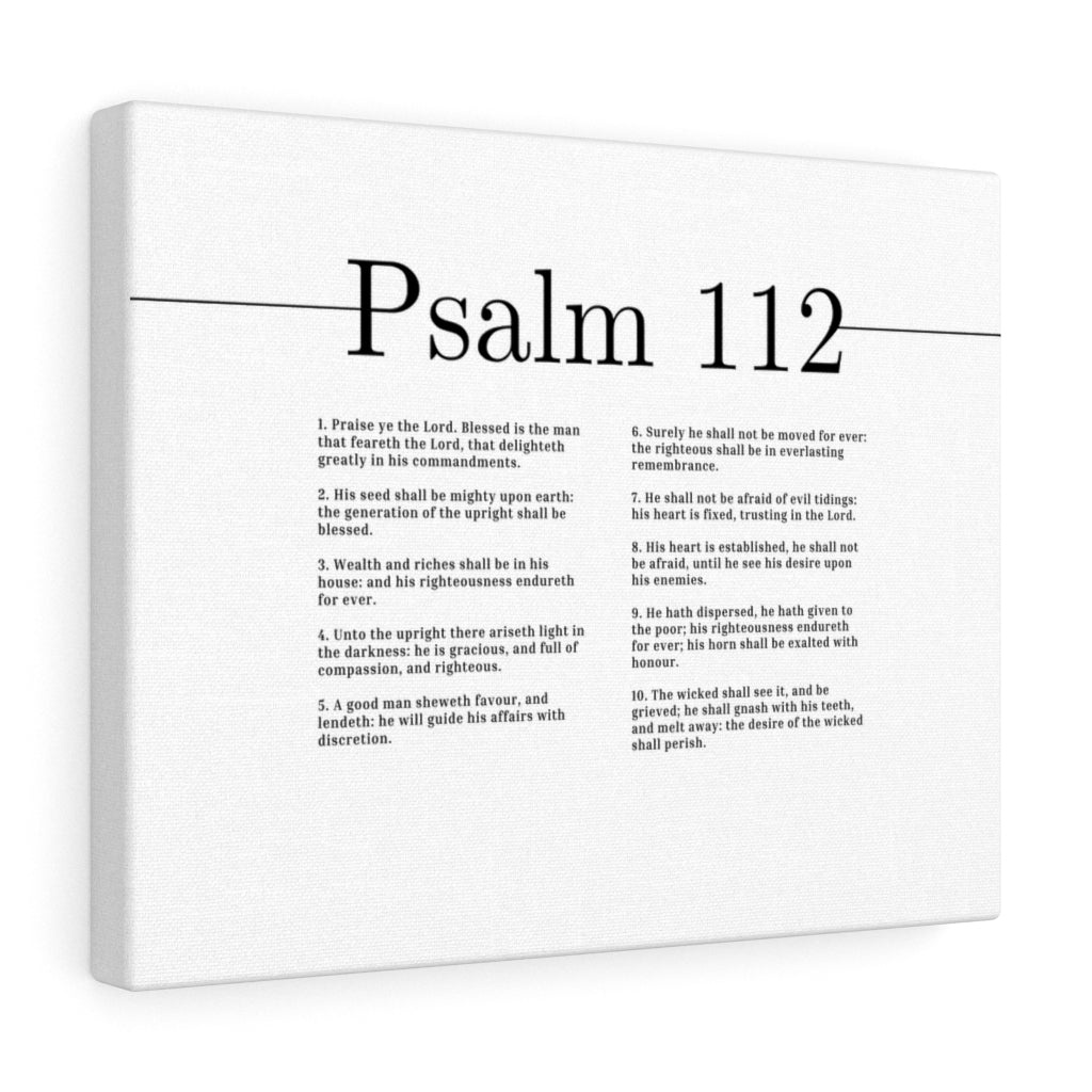 Salmo 91 Impresion De Arte Crist en Blanco Spanish Ready to Hang Bible  Canvas Unframed 