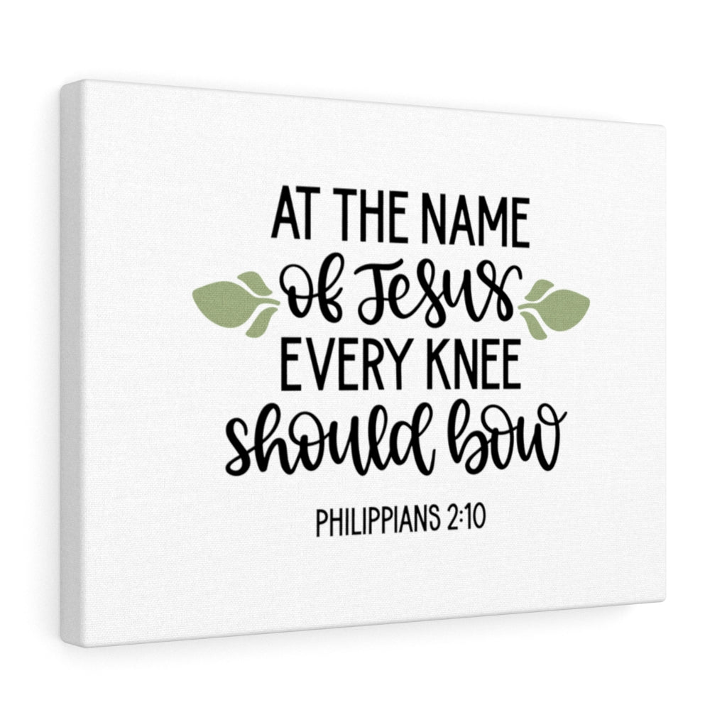 Scripture Walls Every Knee Should Bow Philippians 2:10 Bible Verse Canvas Christian Wall Art Ready to Hang Unframed-Express Your Love Gifts