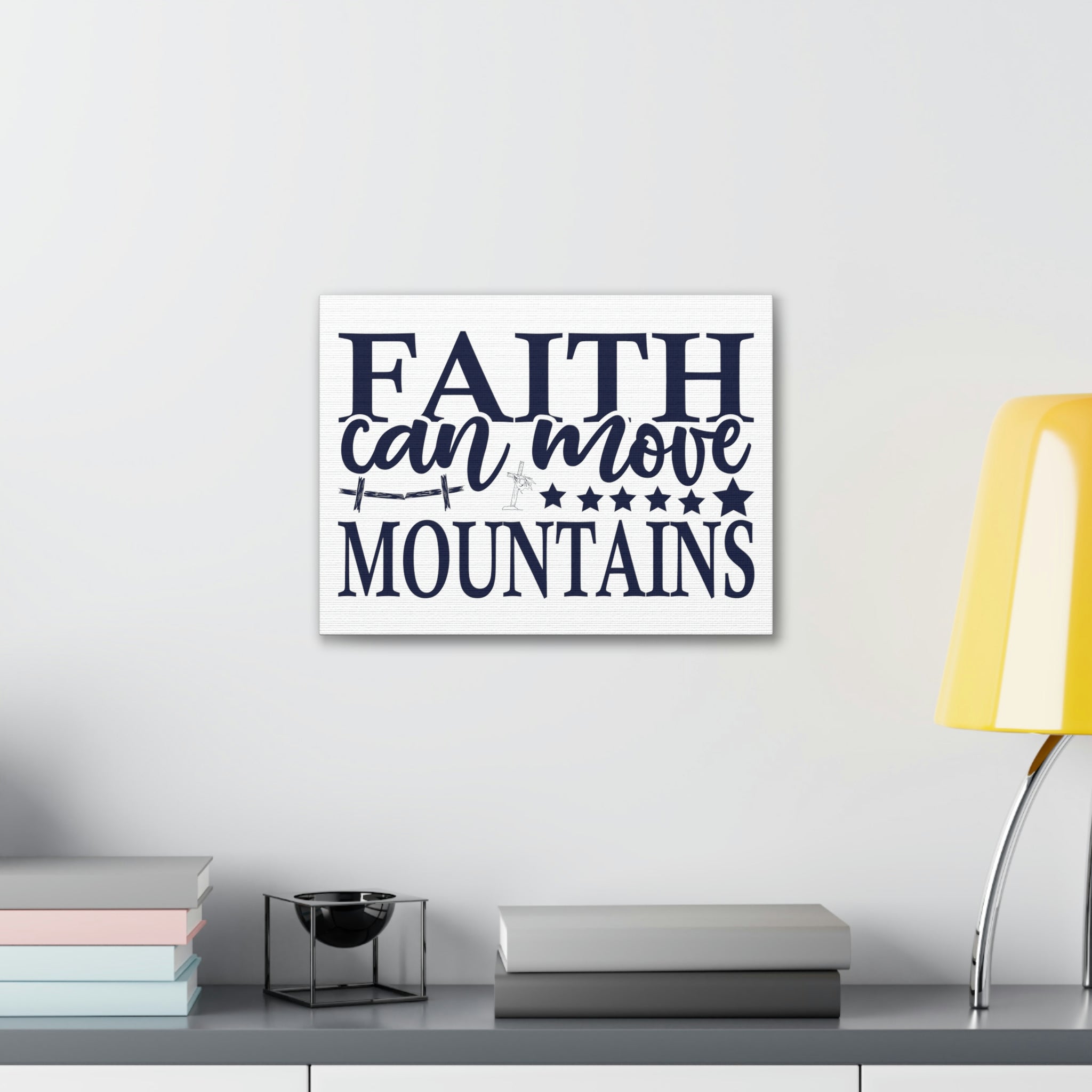 Faith Can Move Mountains 3 Bible Scripture Sticker