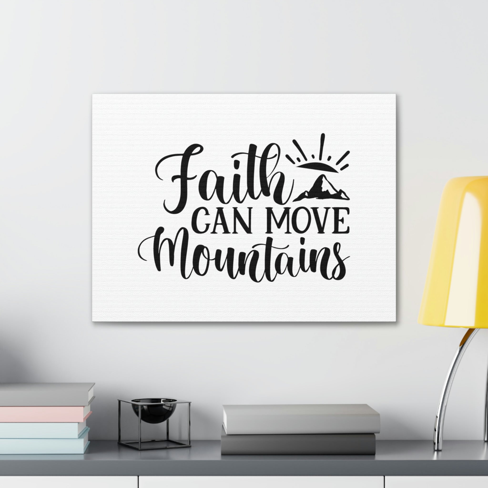 Faith Can Move Mountains 3 Bible Scripture Sticker