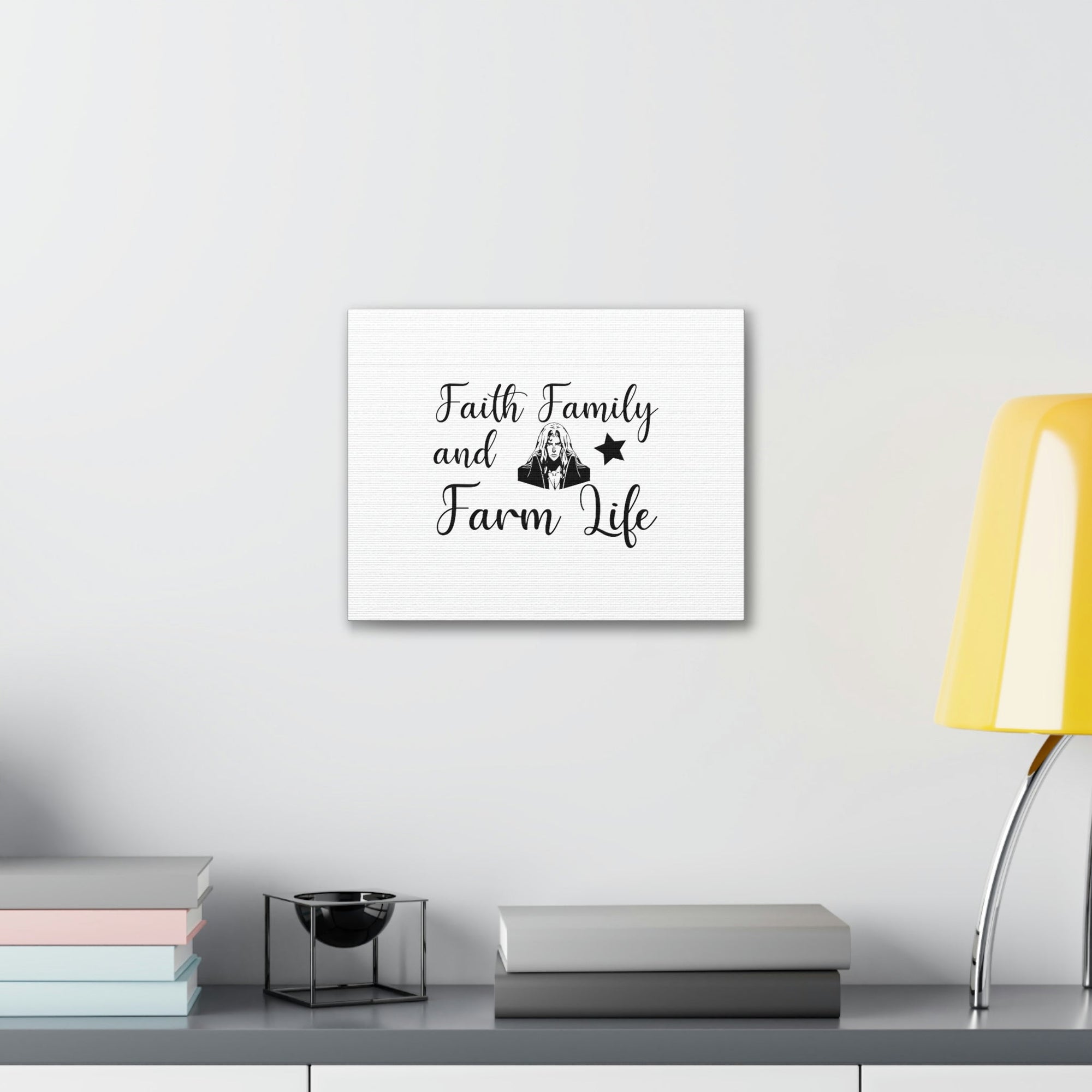 Scripture Walls Faith, Family And Farm Life Exodus 20:12 Christian Wall Art Bible Verse Print Ready to Hang Unframed-Express Your Love Gifts