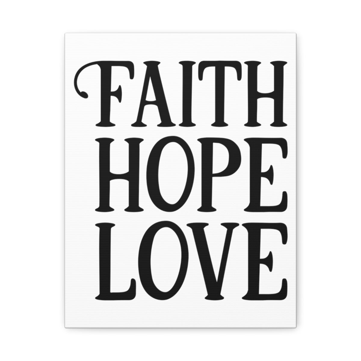 Scripture Walls Faith Hope Love 1 Corinthians 13:13 Christian Wall Art Print Ready to Hang Unframed-Express Your Love Gifts