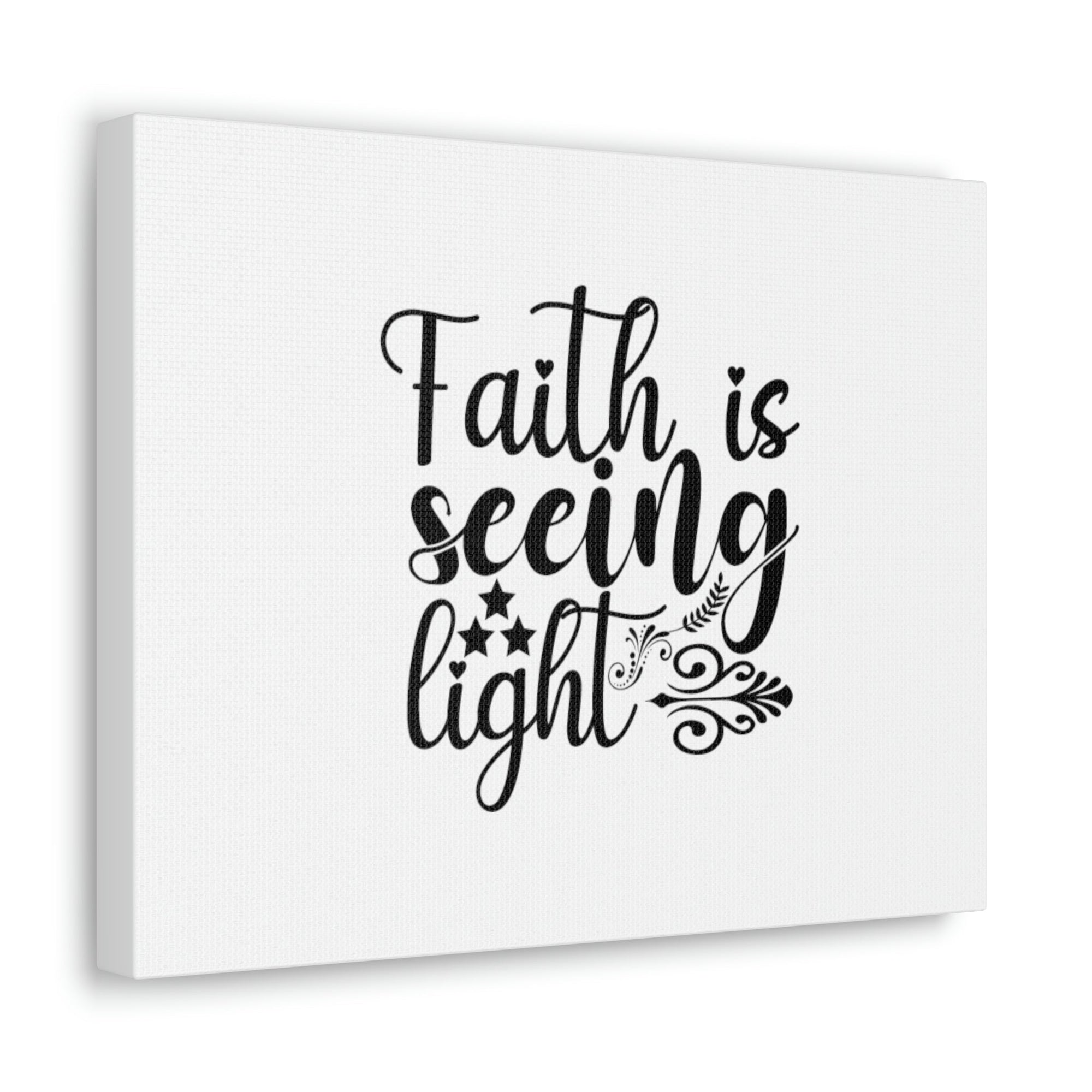 Scripture Walls Faith Is Seeing Light Hebrews 11:1 Stars Christian Wall Art Bible Verse Print Ready to Hang Unframed-Express Your Love Gifts