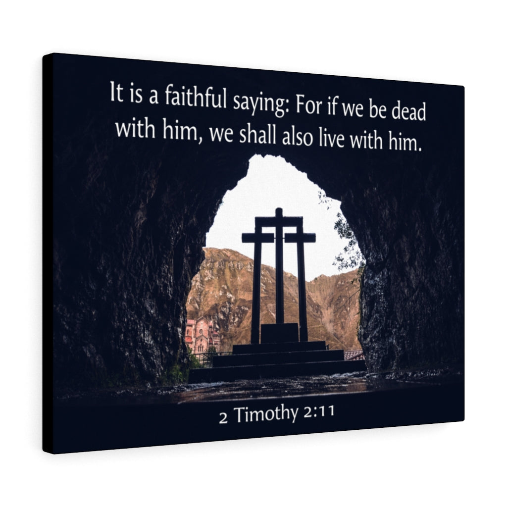 Scripture Walls Faithful Saying 2 Timothy 2:11 Wall Art Christian Home Decor Unframed-Express Your Love Gifts