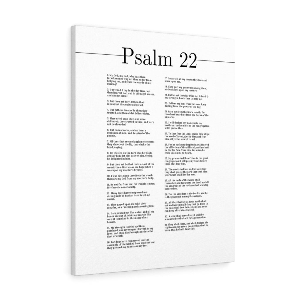 Scripture Walls Glorify Him Psalm 22 Bible Verse Canvas Christian Wall Art Ready to Hang Unframed-Express Your Love Gifts