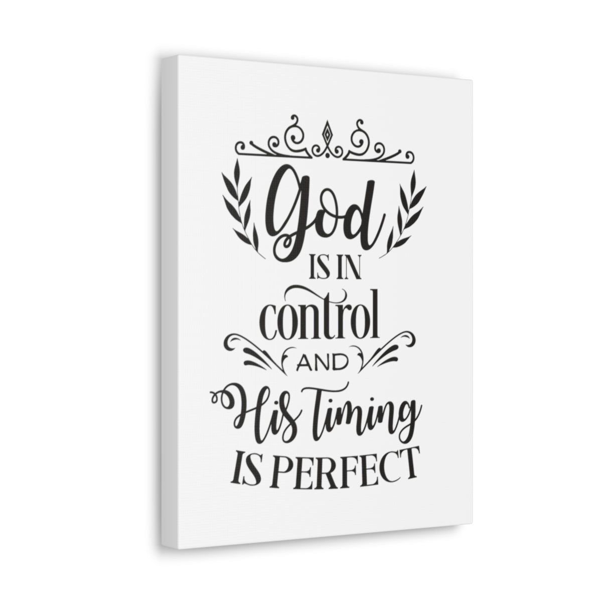 Scripture Walls God Is In Proverbs 16:9 Christian Wall Art Print Ready to Hang Unframed-Express Your Love Gifts