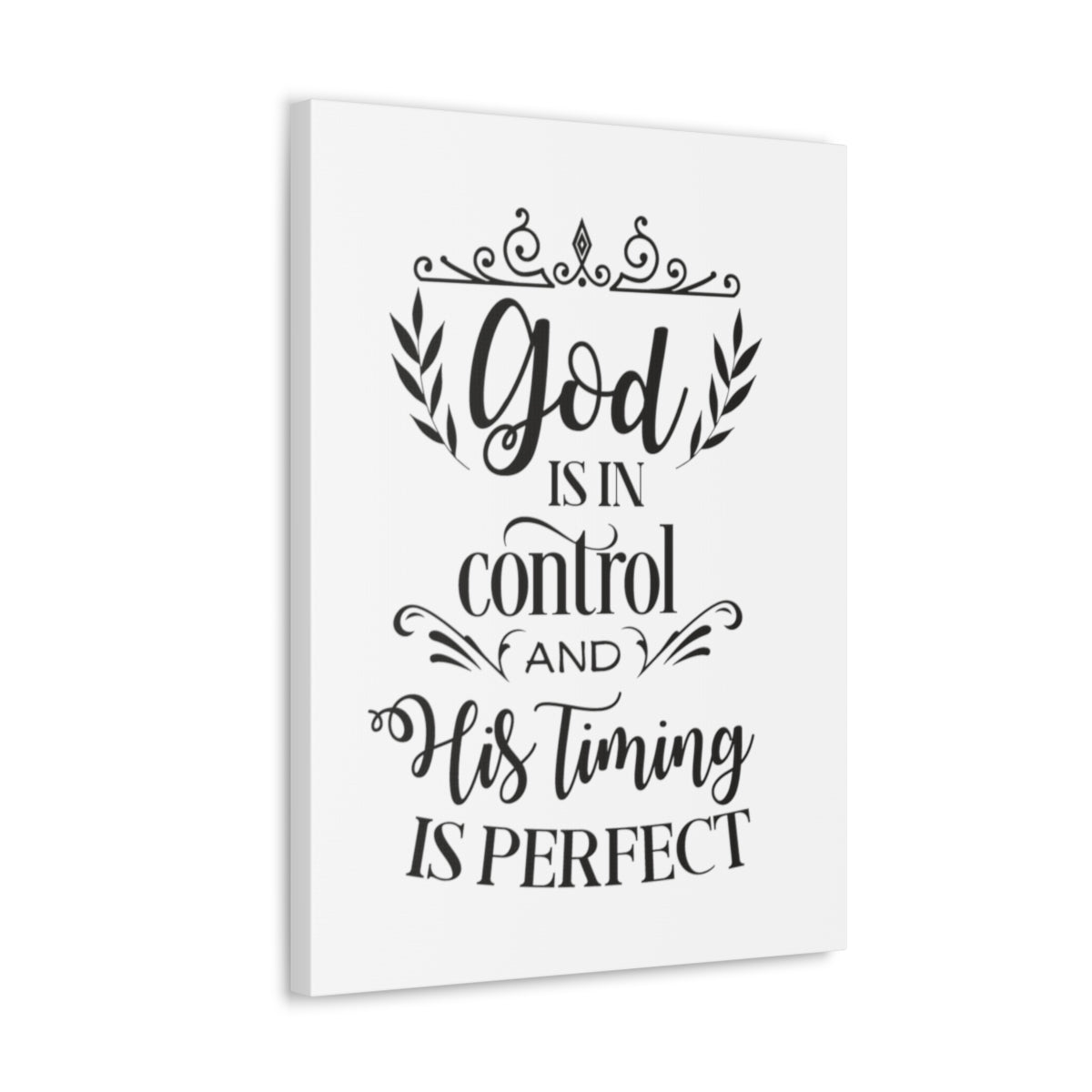 Scripture Walls God Is In Proverbs 16:9 Christian Wall Art Print Ready to Hang Unframed-Express Your Love Gifts